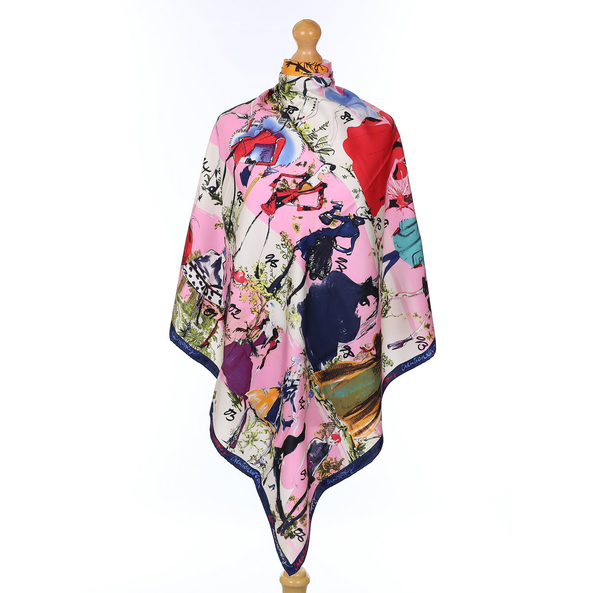 Brand New Christian Lacroix Anniversary Model Silk Scarf