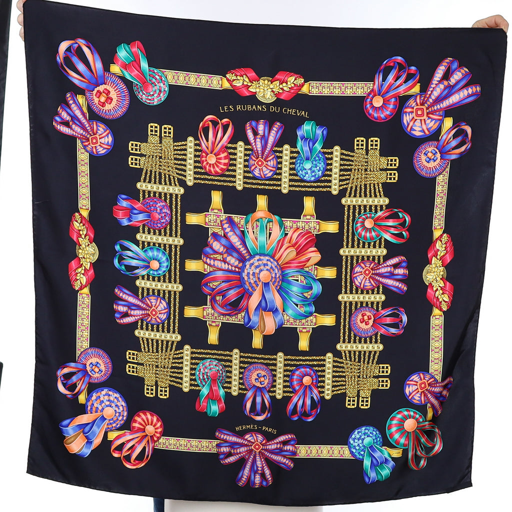 Hermès Les Rubans du Cheval Silk Scarf