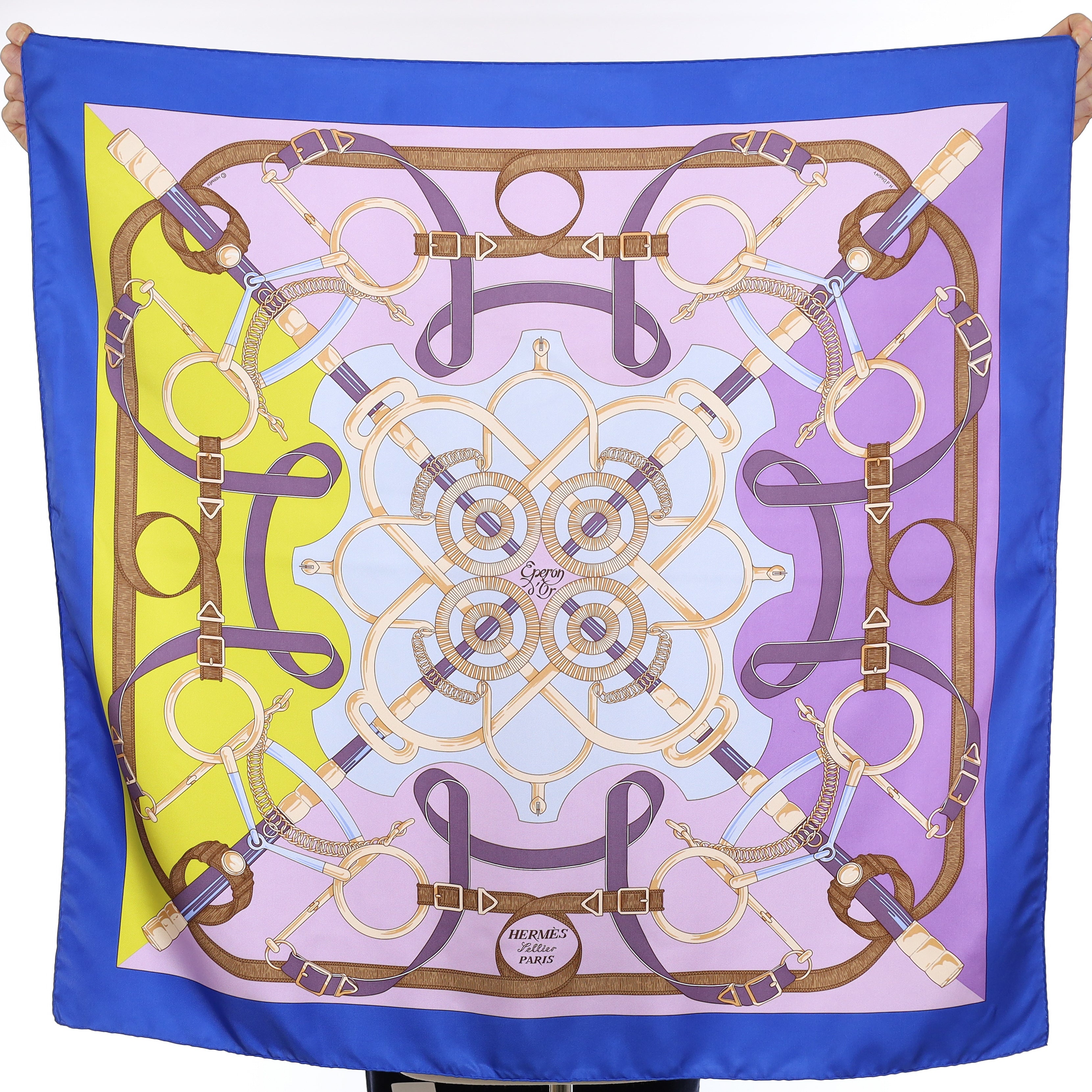 Hermès Eperon D’or Silk Scarf