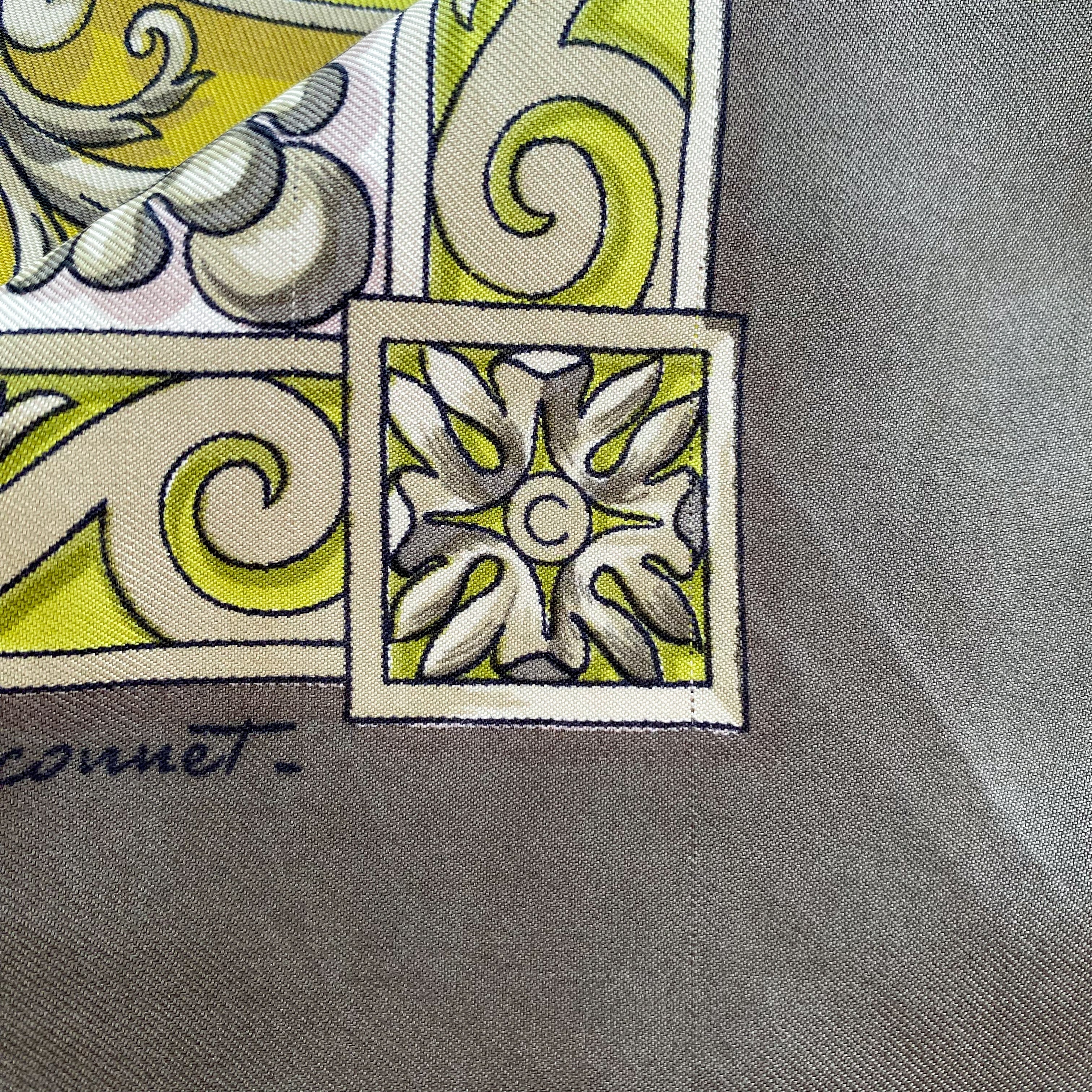 Hermès Courbettes & Cabrioles Silk Scarf