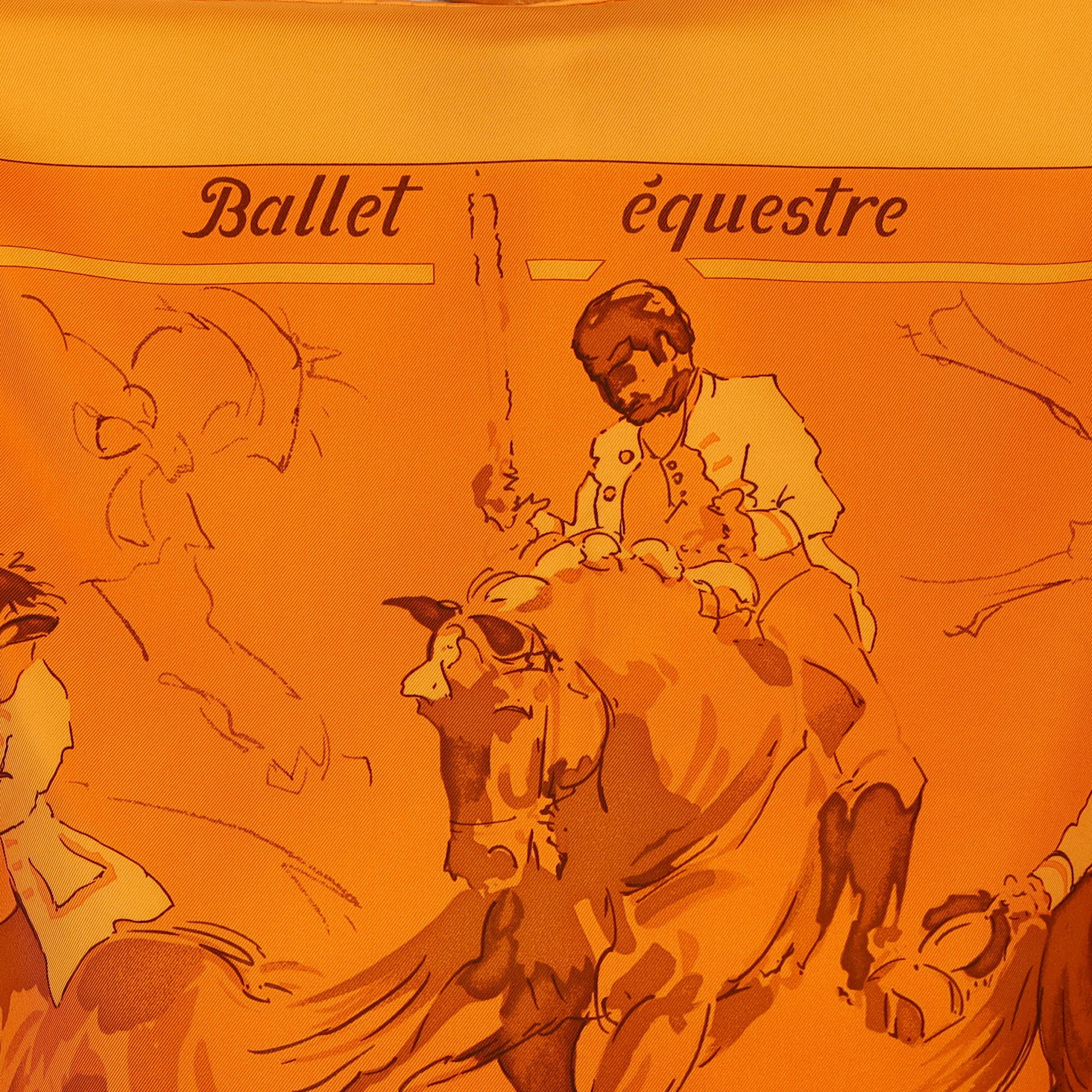 Pristine Hermès Ballet Équestre Silk Scarf Quite Rare