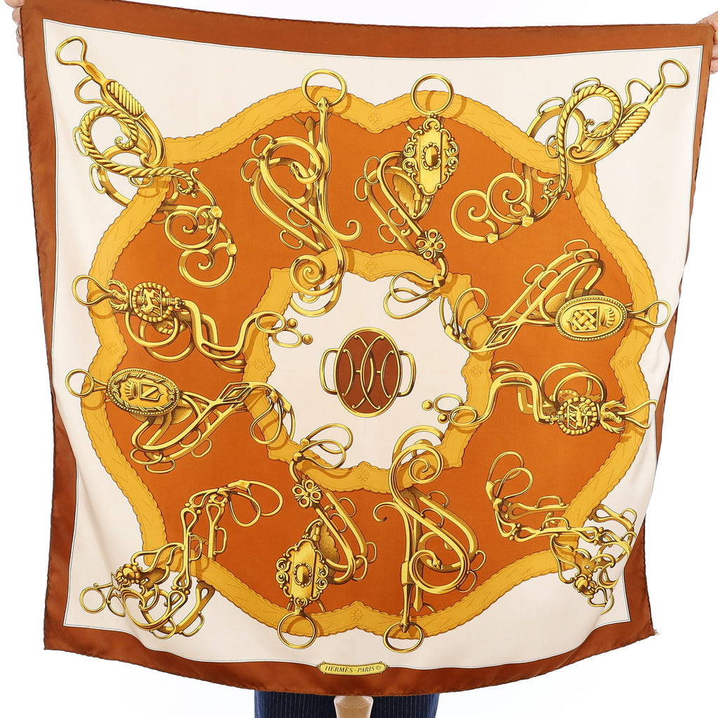 Hermès Lift Profile Silk Scarf