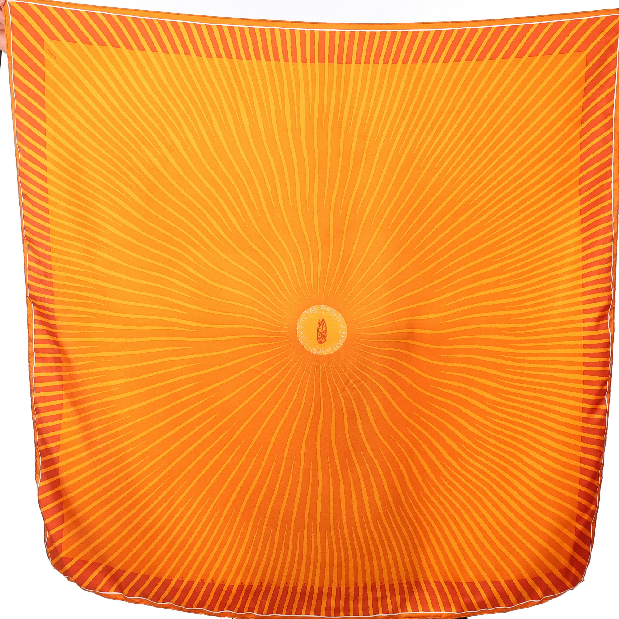 Pristine Hermès Maisons Pour Burj al Arab 2006 Silk Scarf