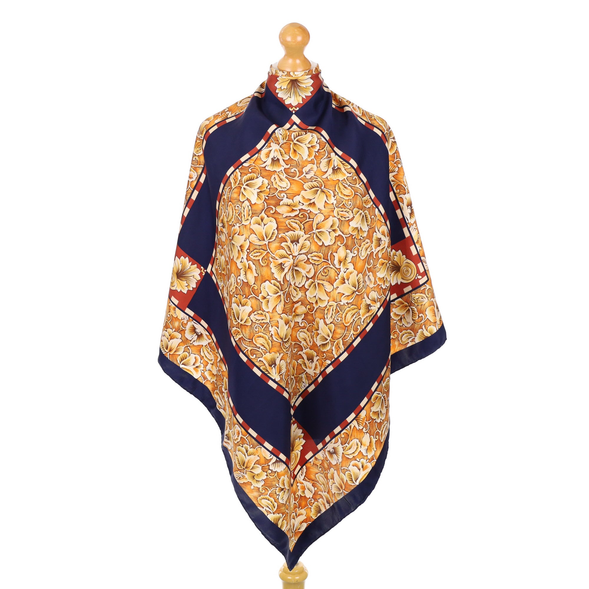 Givenchy Traditional Style Designer Vintage Silk Scarf