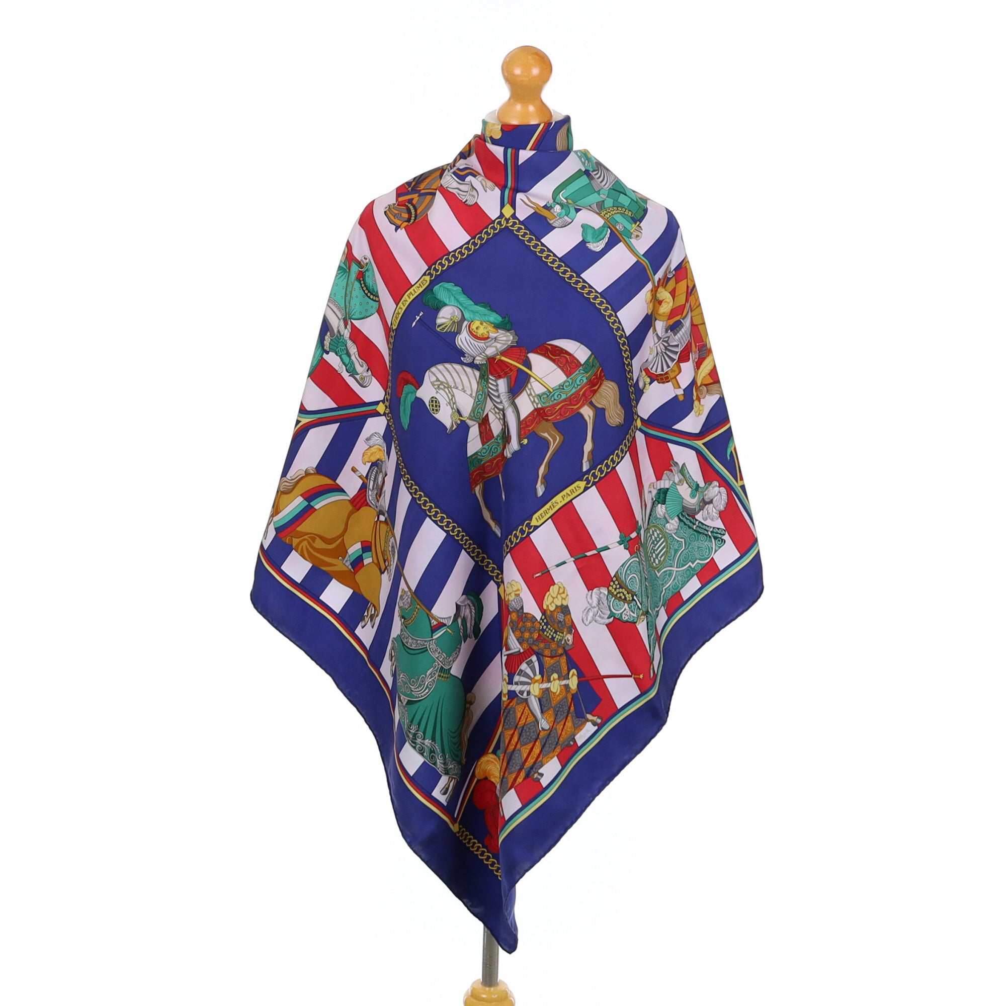 Hermès Chocs En Plumes Silk Scarf