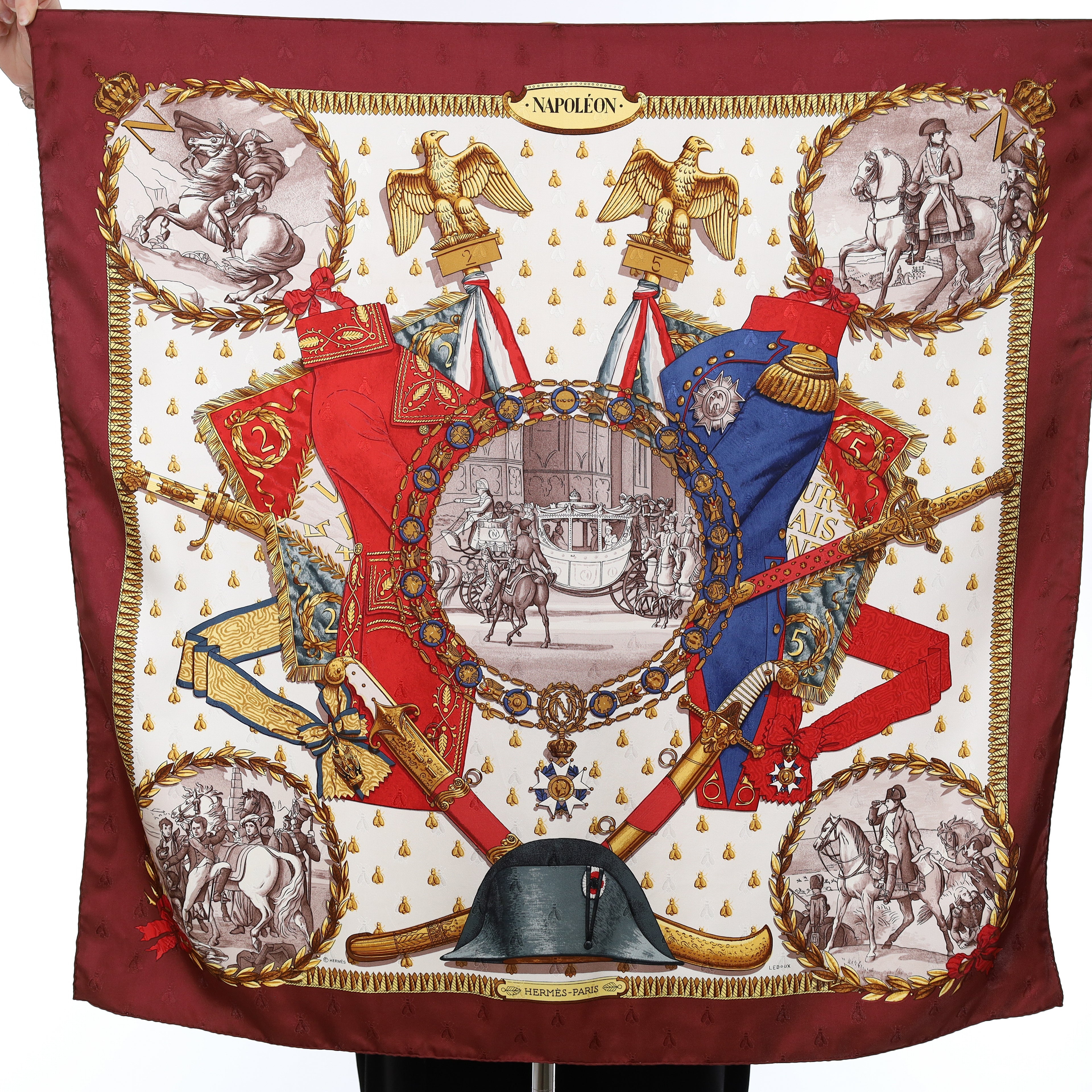 Hermès Napoléon Silk Scarf