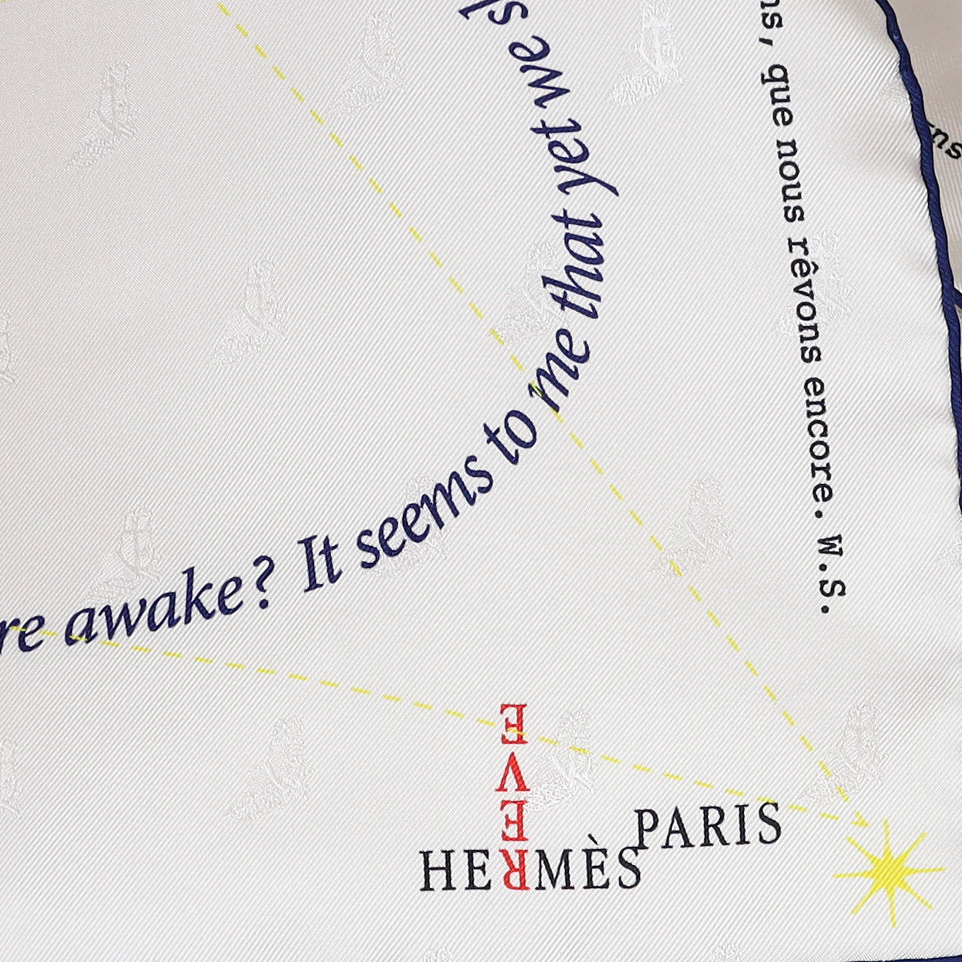Hermès In Pursuit Of Dreams Silk Scarf