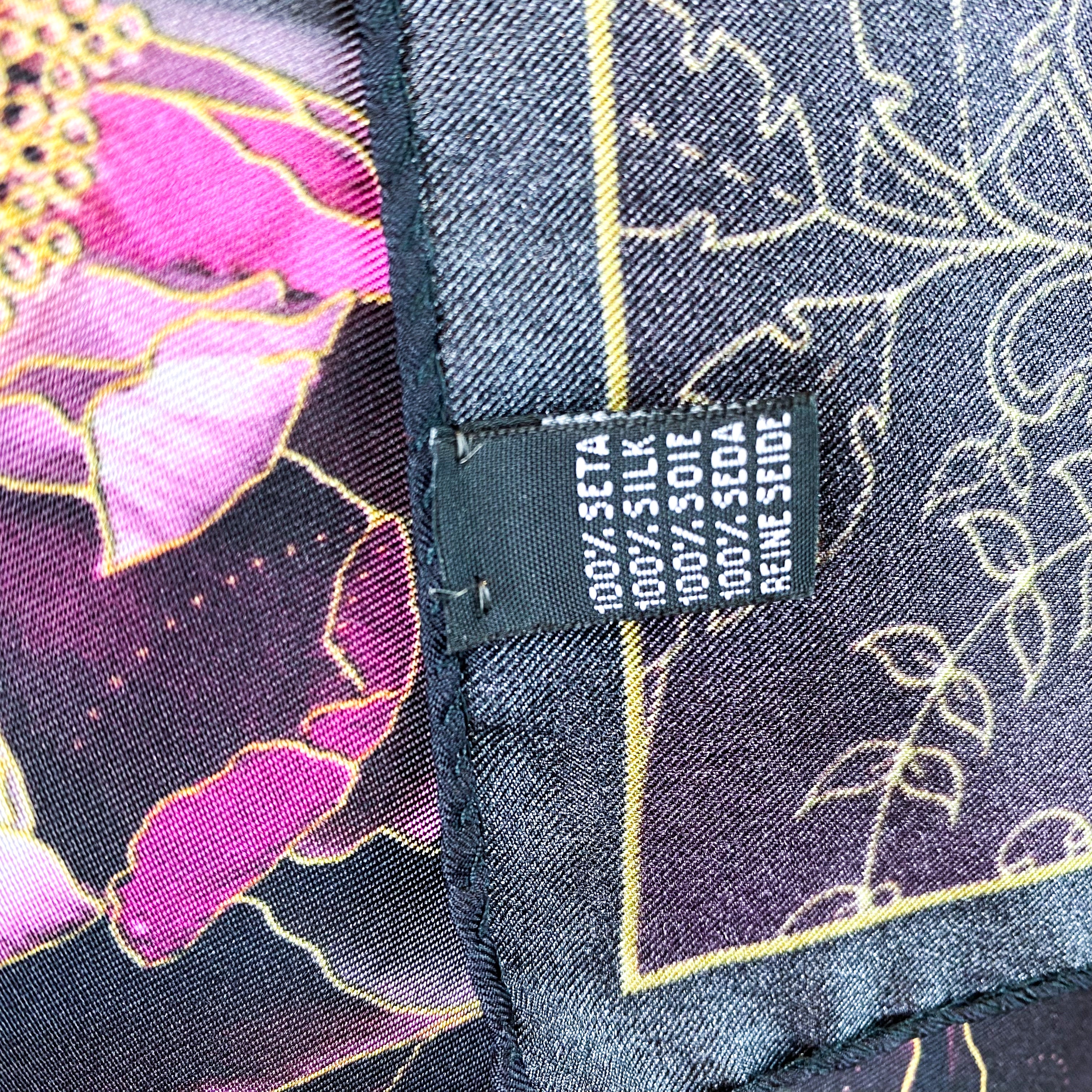 Orla Ermanno Floral Silk Scarf