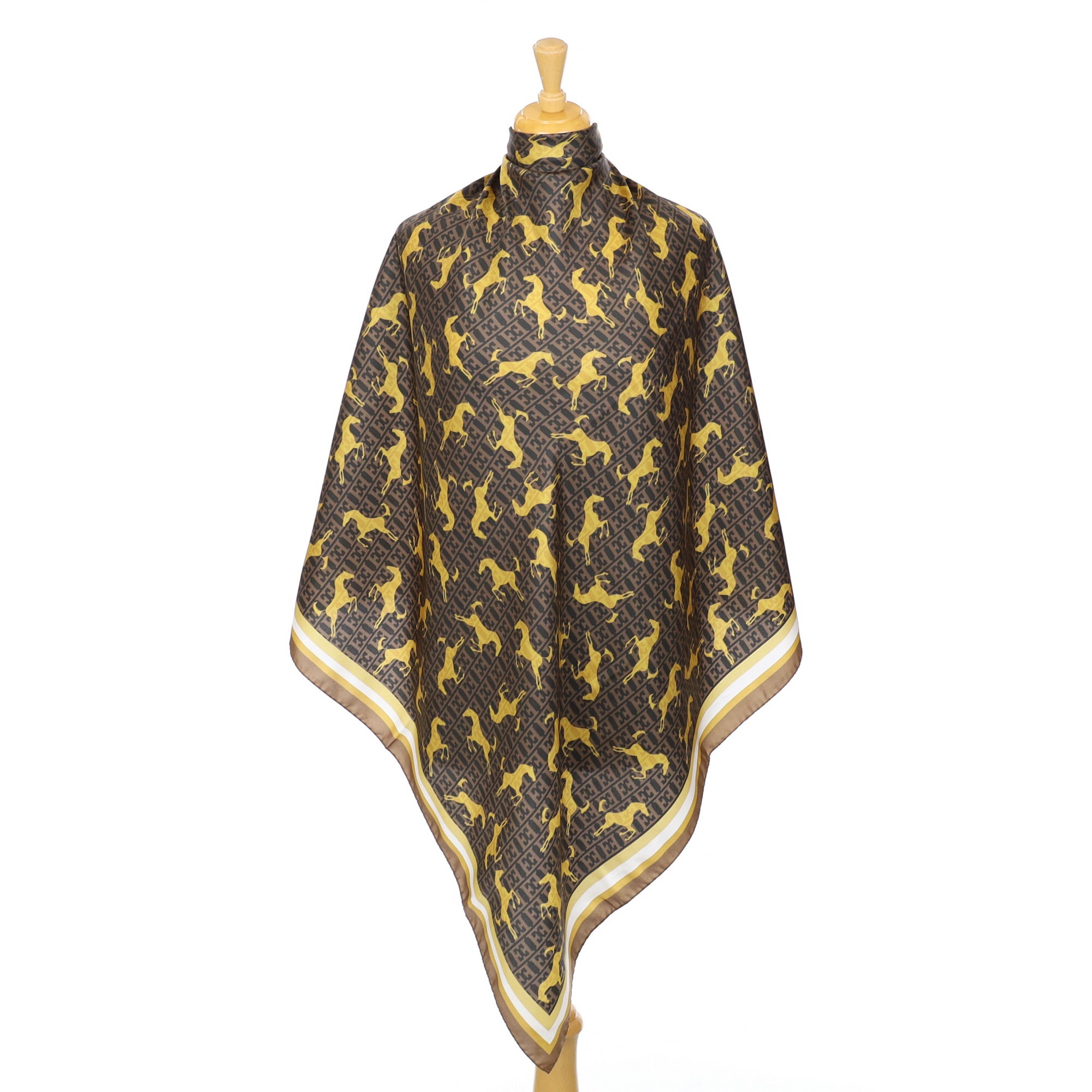 Brand New Escada Equestrian Silk Scarf