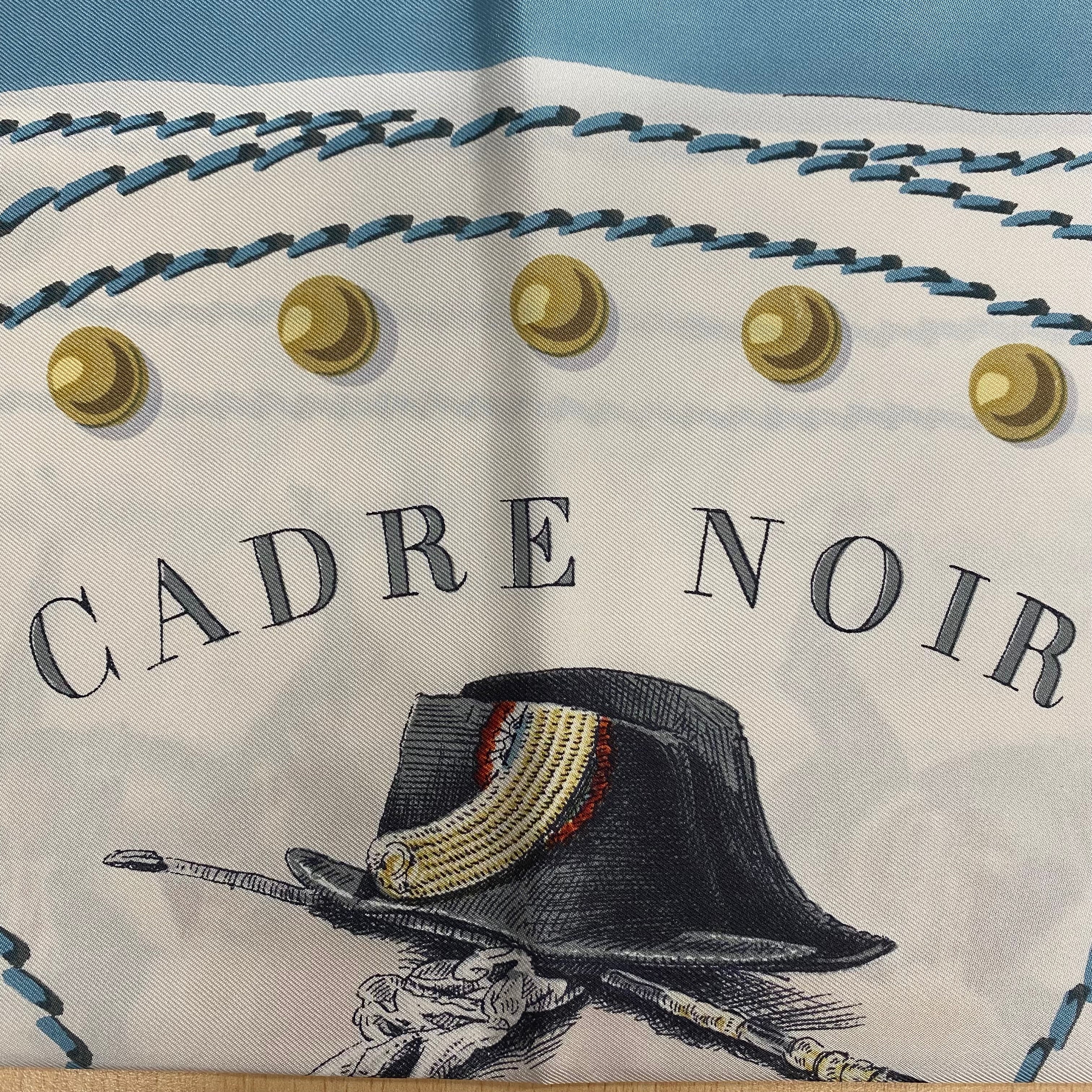 Hermès Cadre Noir Silk Scarf Rare
