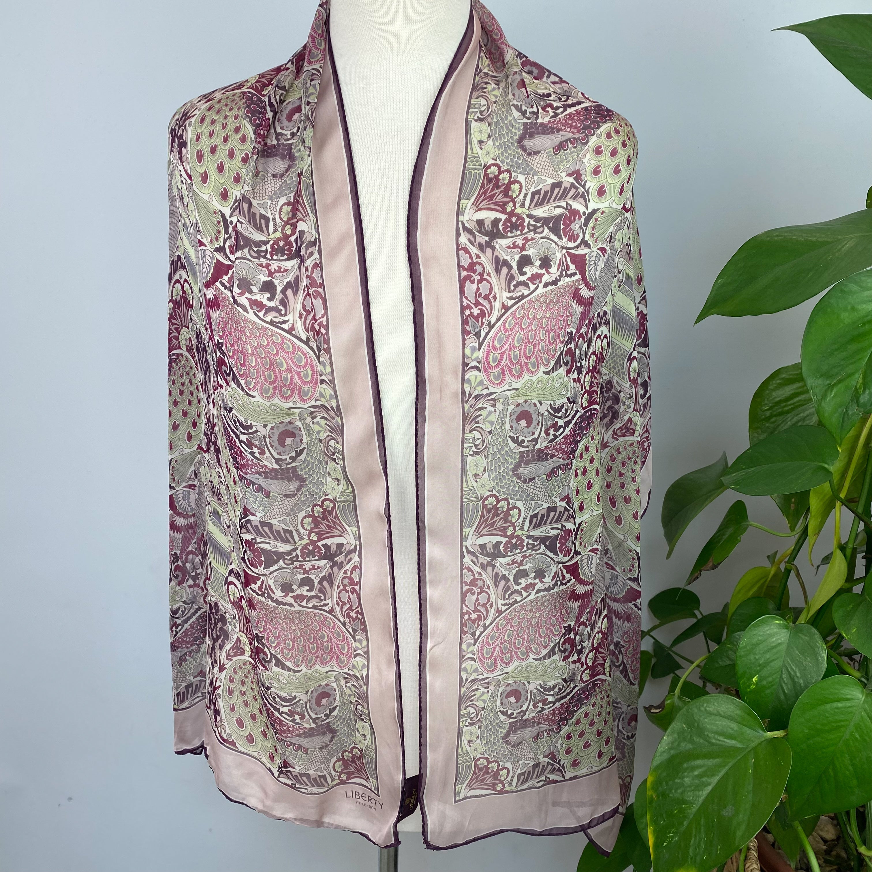 Liberty Paisley Long Silk Scarf