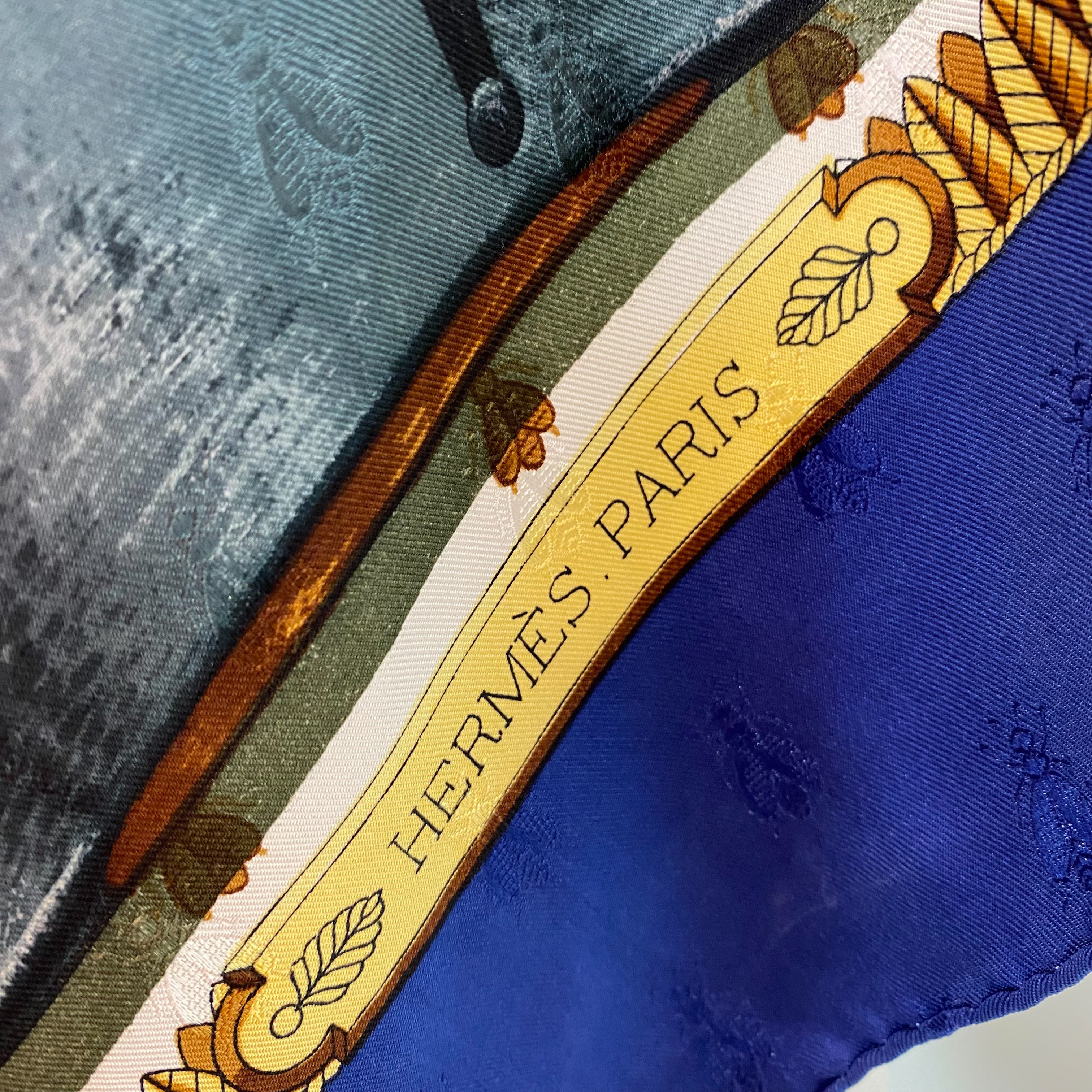 Boxed Hermes Napoléon Silk Scarf