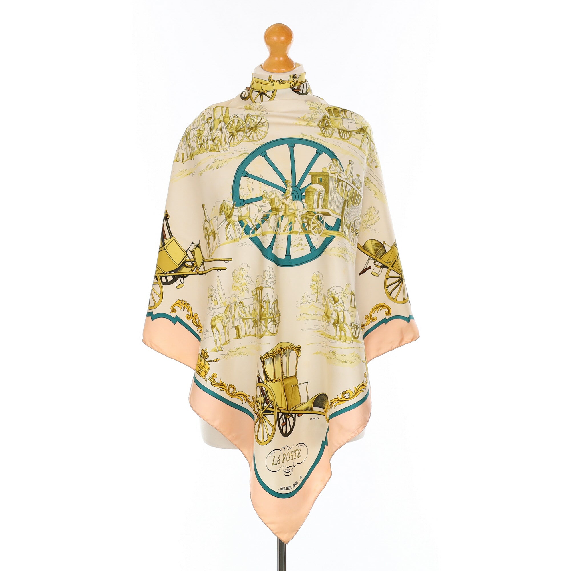 Hermès La Poste Silk Scarf