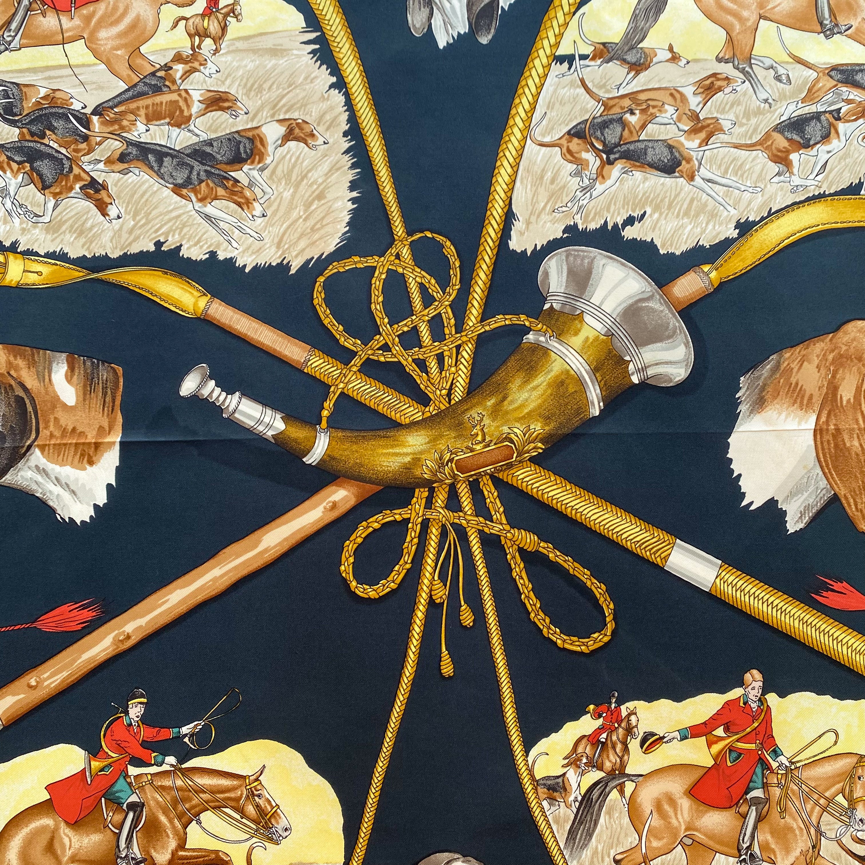 Hermès Le Laisser Courre Silk Scarf