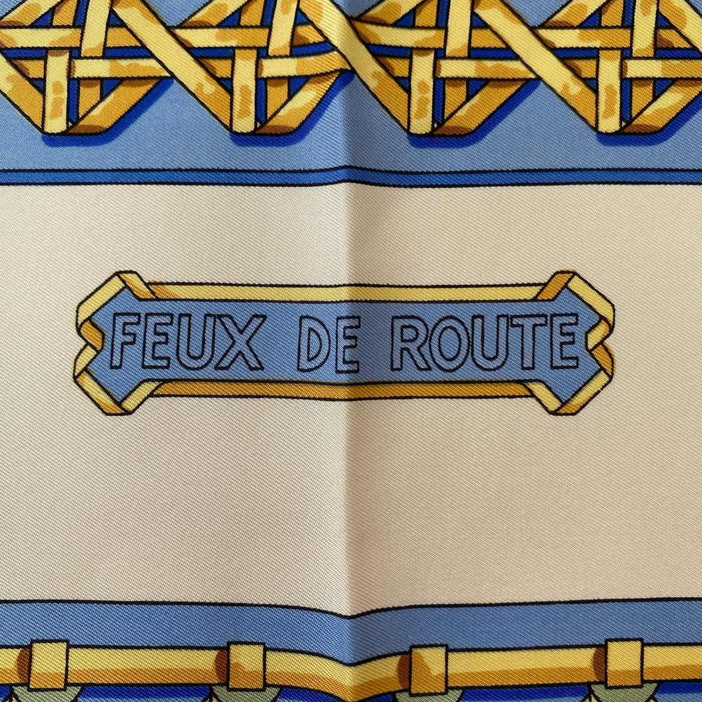 Hermès Feux de Route Silk Scarf