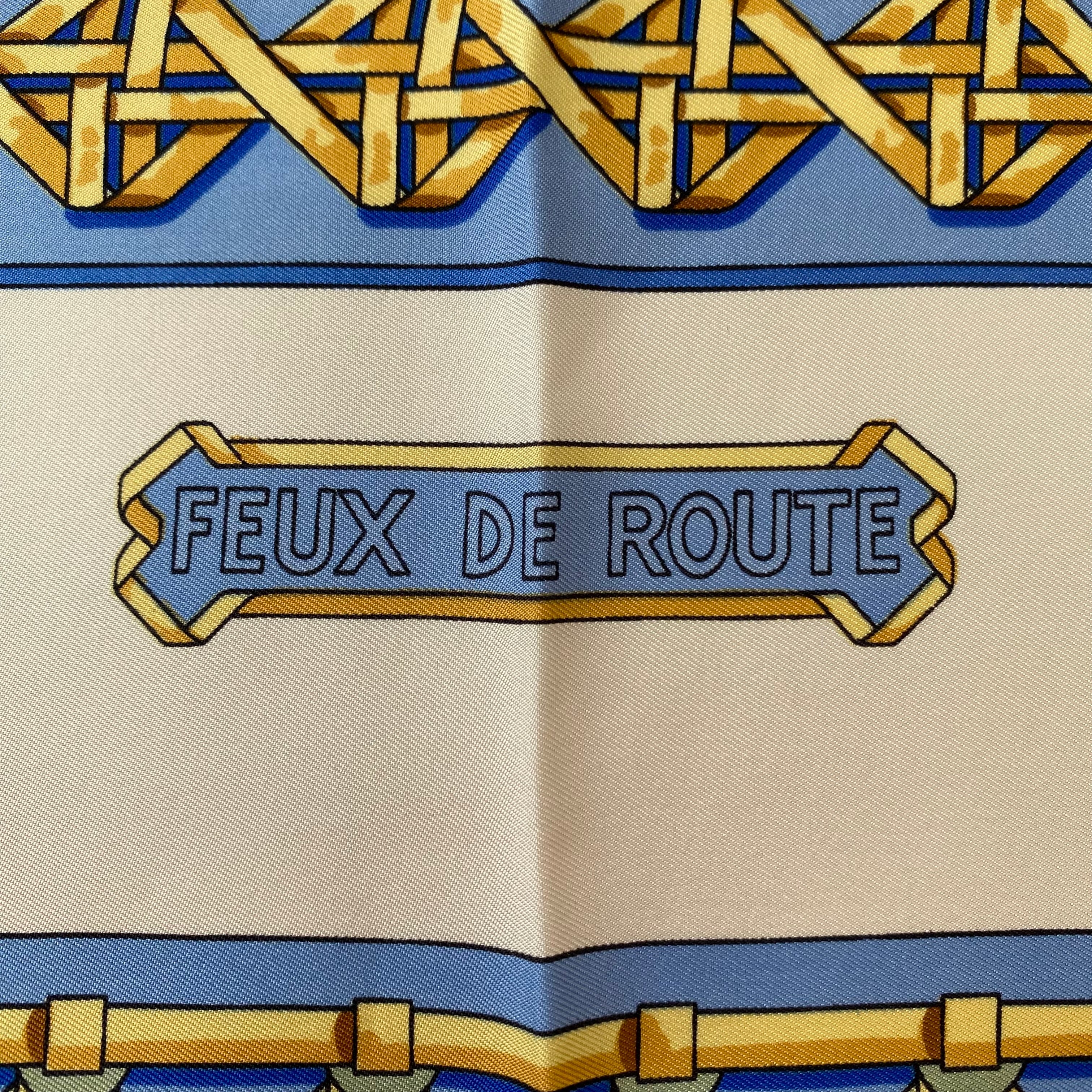 Hermès Feux de Route Silk Scarf