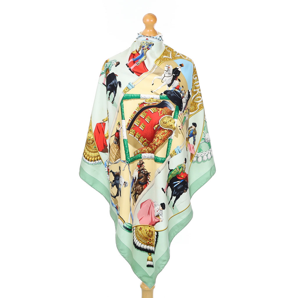 Hermès Plaza De Toros Silk Scarf Rare