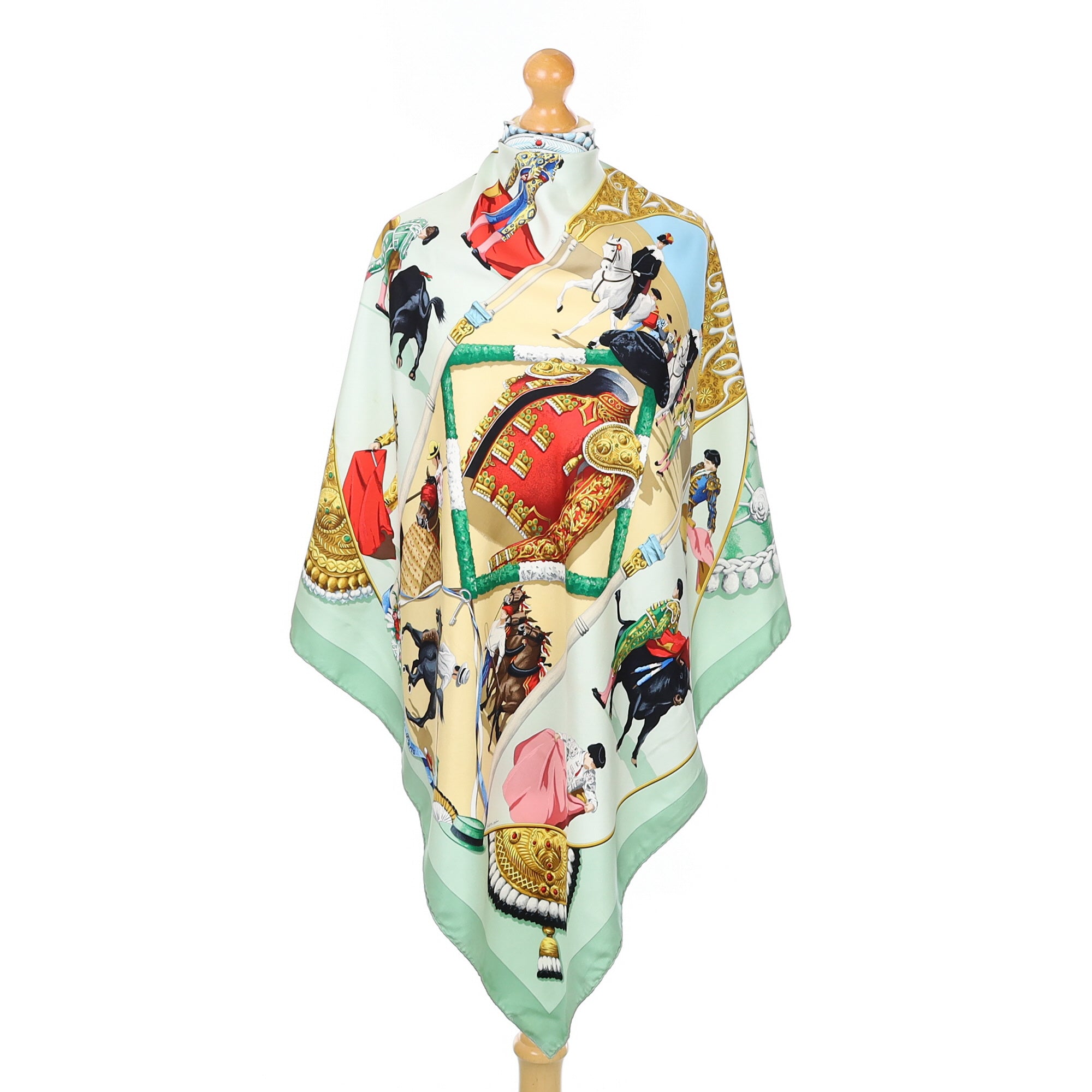 Hermès Plaza De Toros Silk Scarf Rare