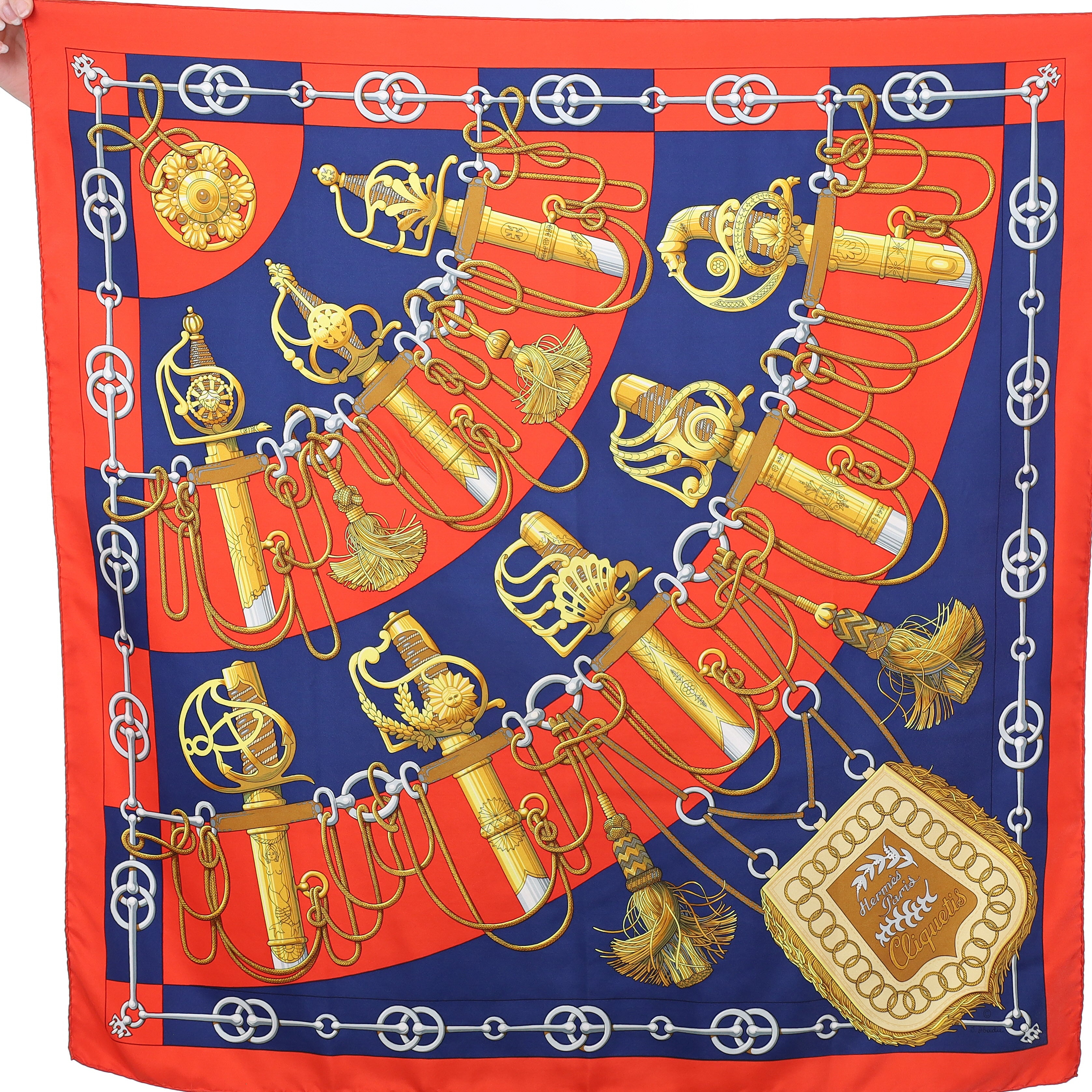 Hermès Cliquetis Silk Scarf