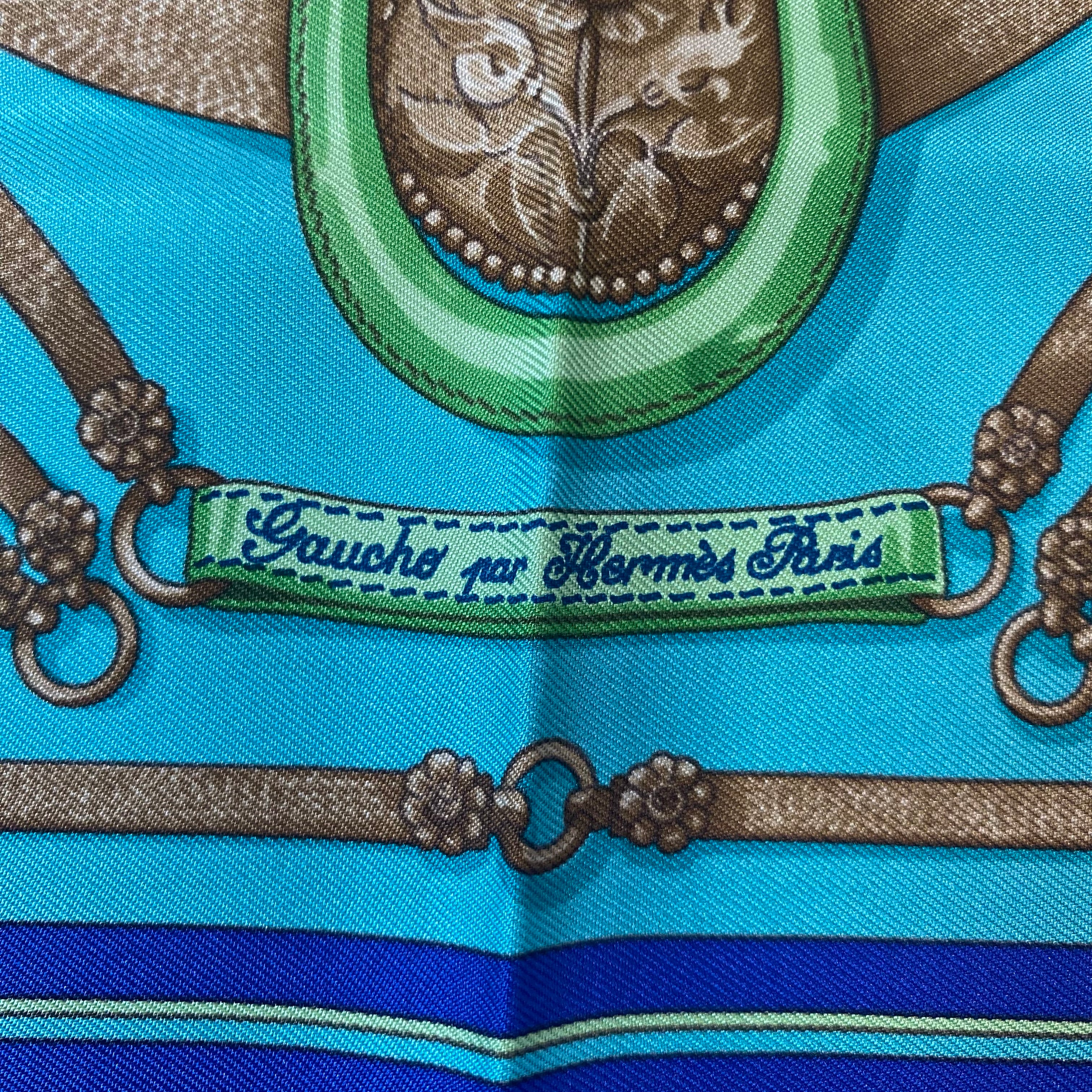 Hermès Gaucho Par Silk Scarf