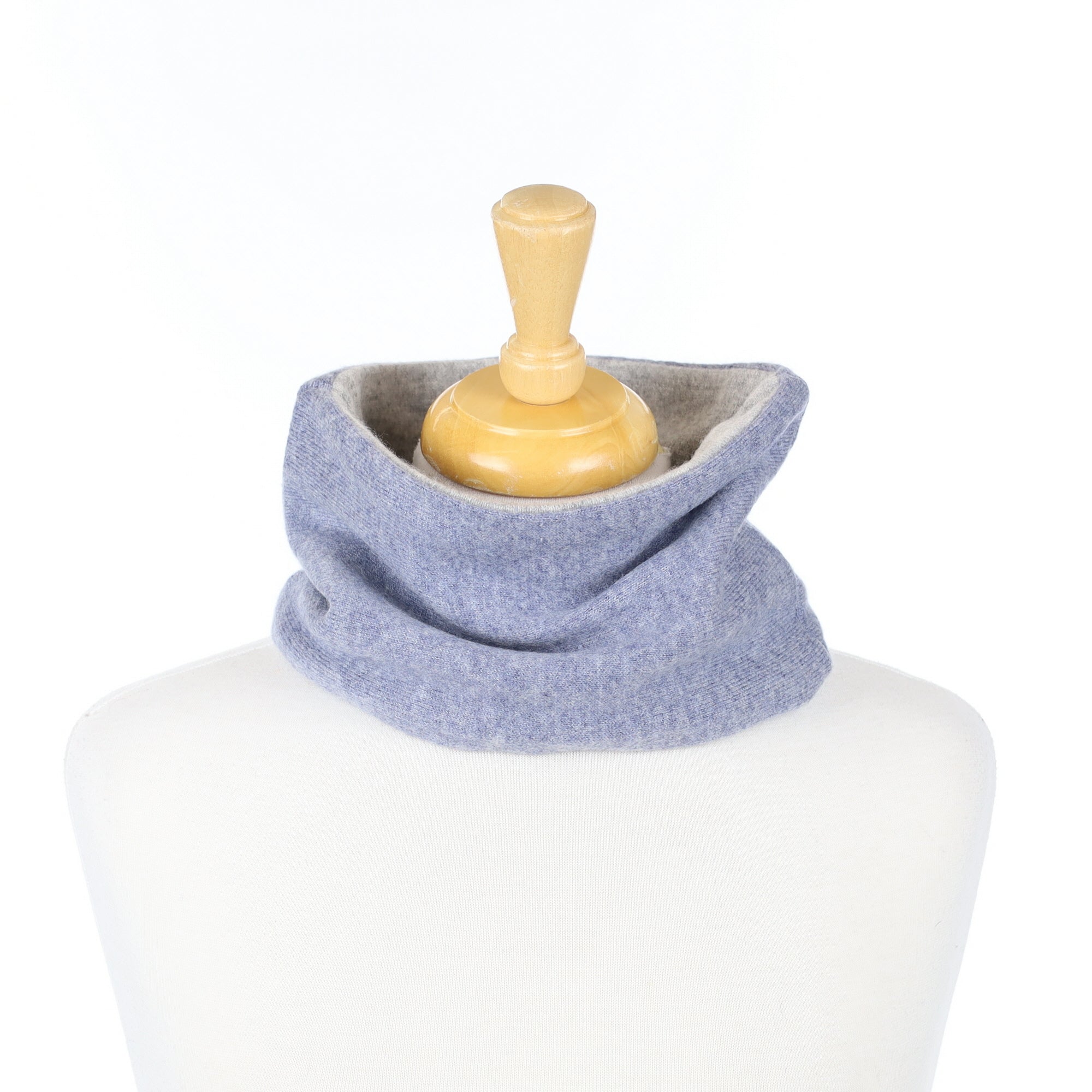 Men’s Pebble and Mist Grey Neck Warmer