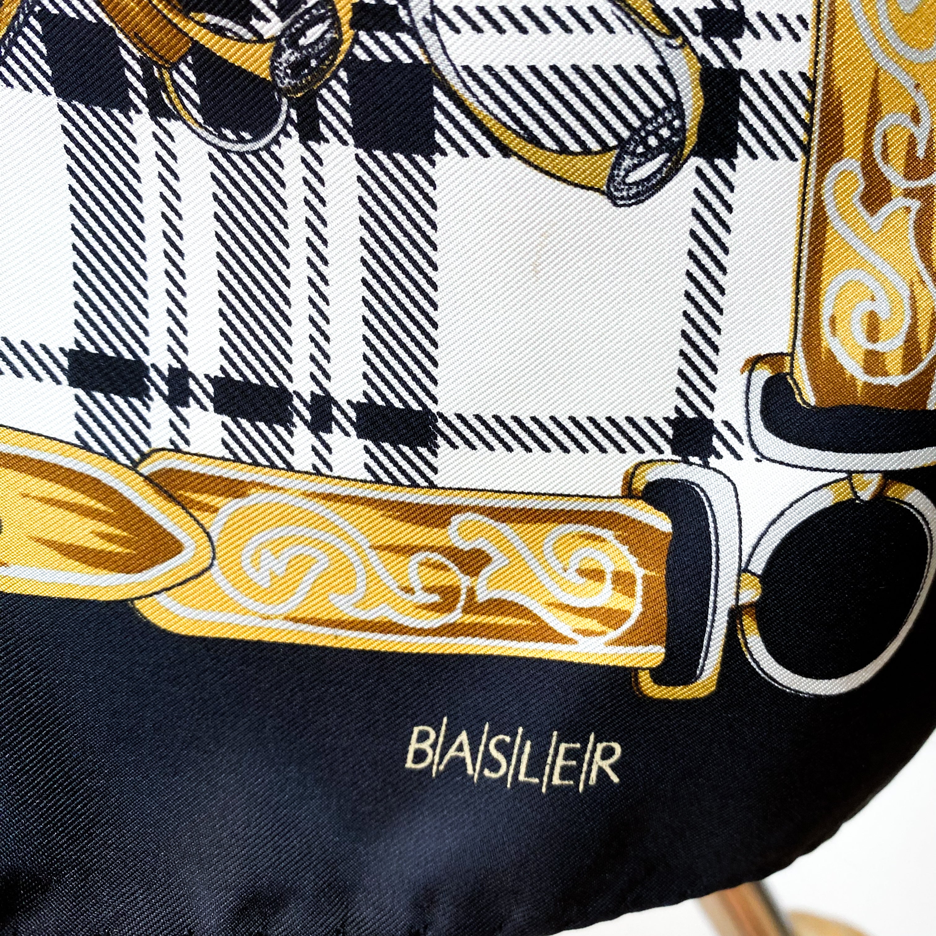 Basler Equestrian Vintage Silk Scarf