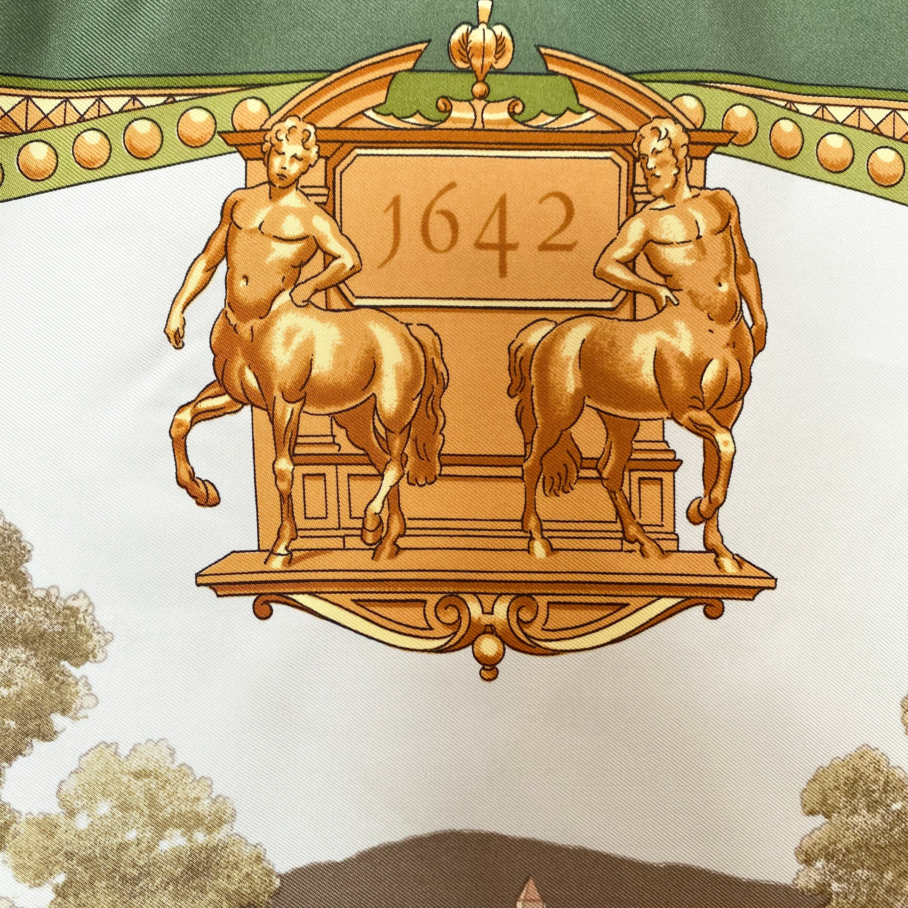 Boxed Hermès Présentation de Chevaux 1970 Silk Scarf