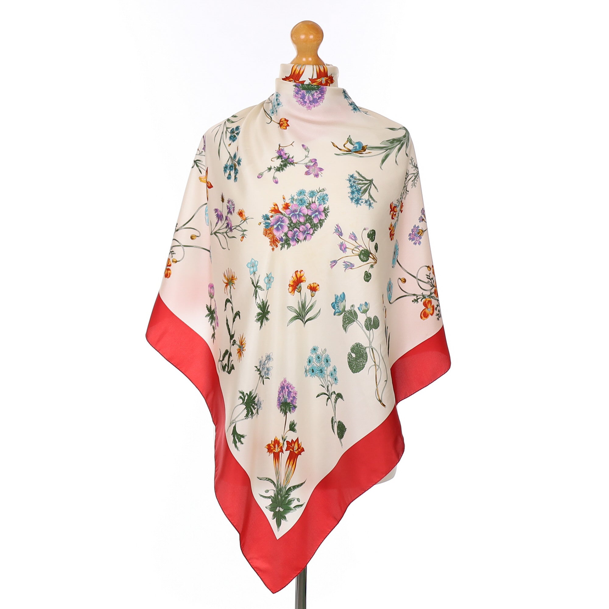 Floral Silk Scarf