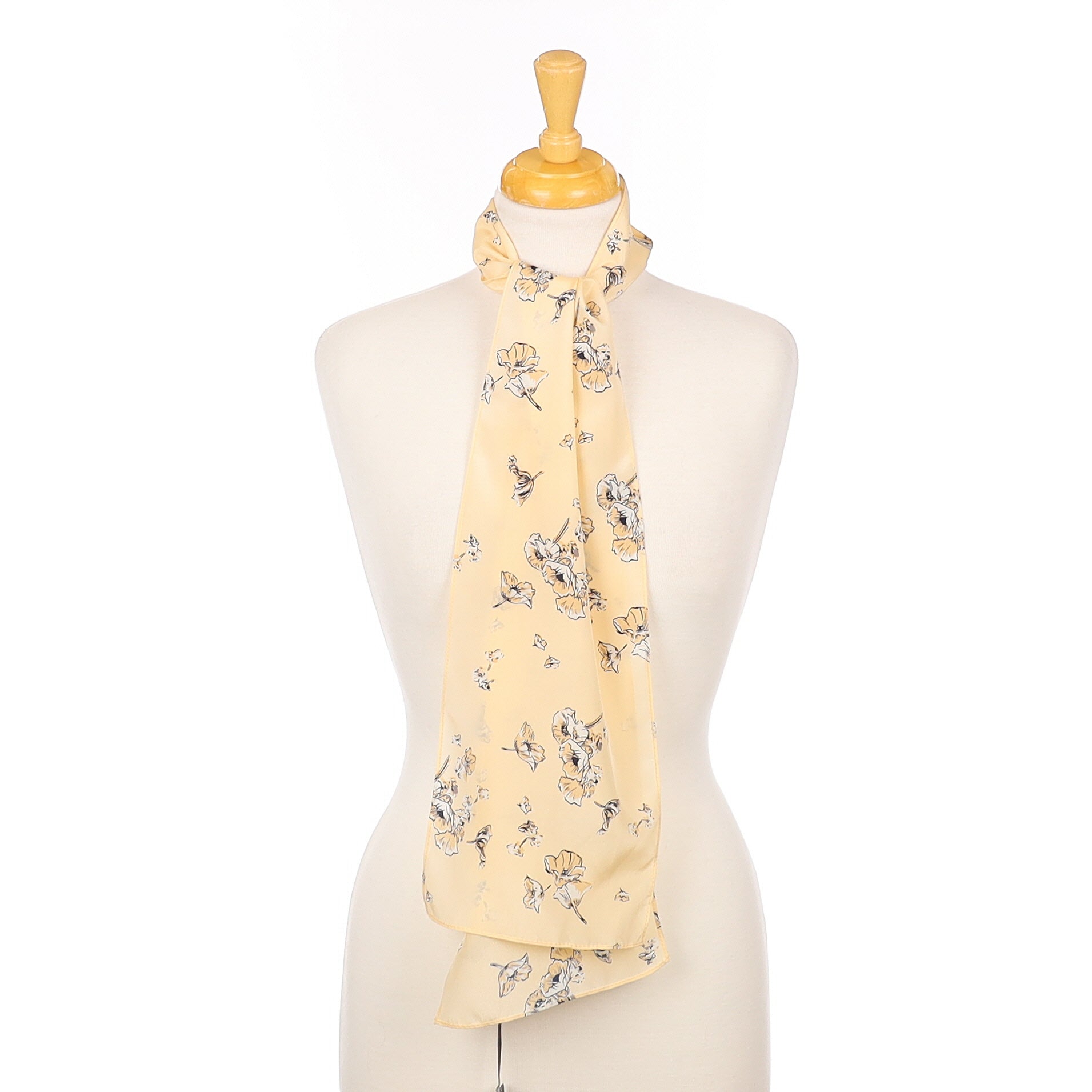 Brand New Laura Ashley Light Floral Silk Scarf
