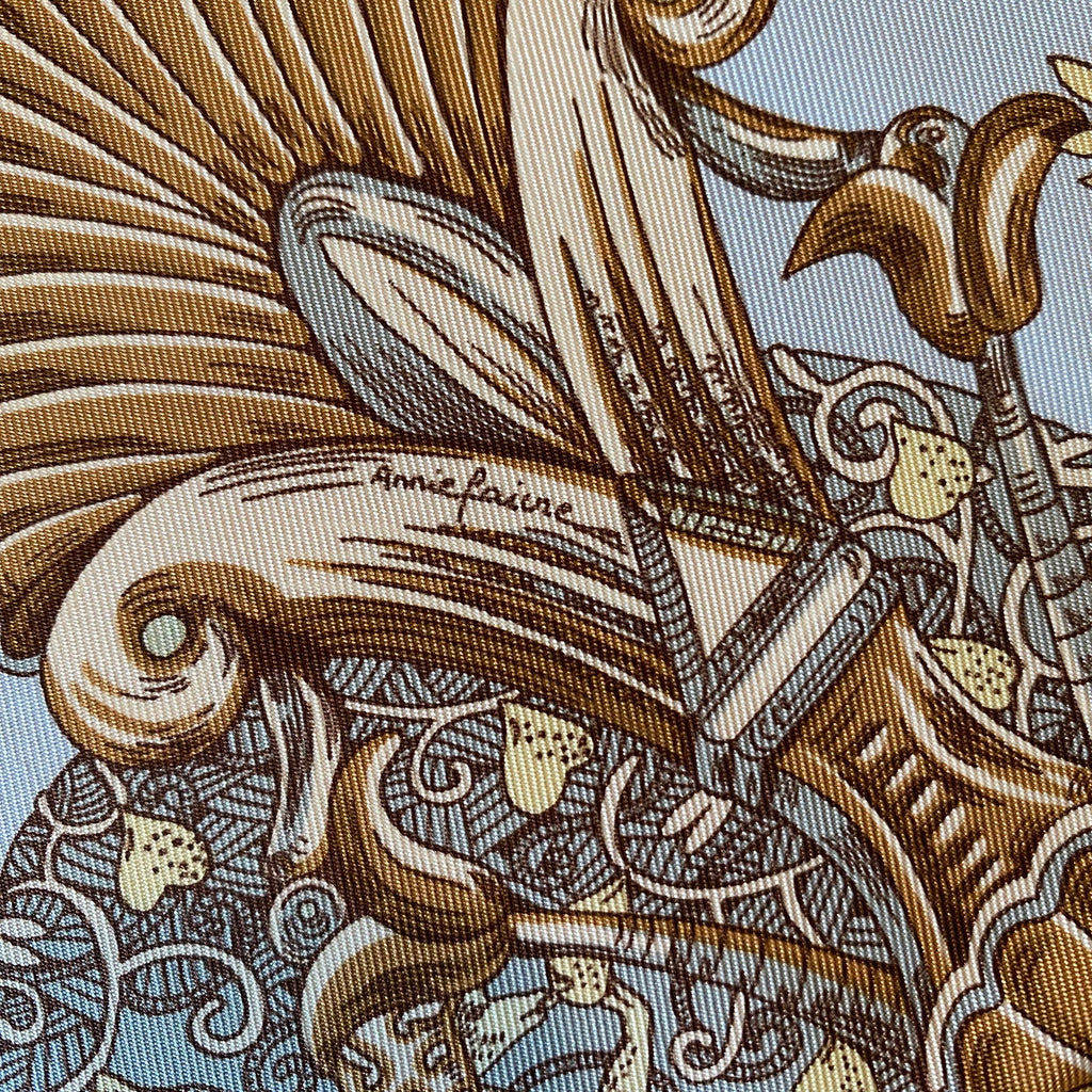 Hermès Les Légendes de L’Arbre Silk Scarf