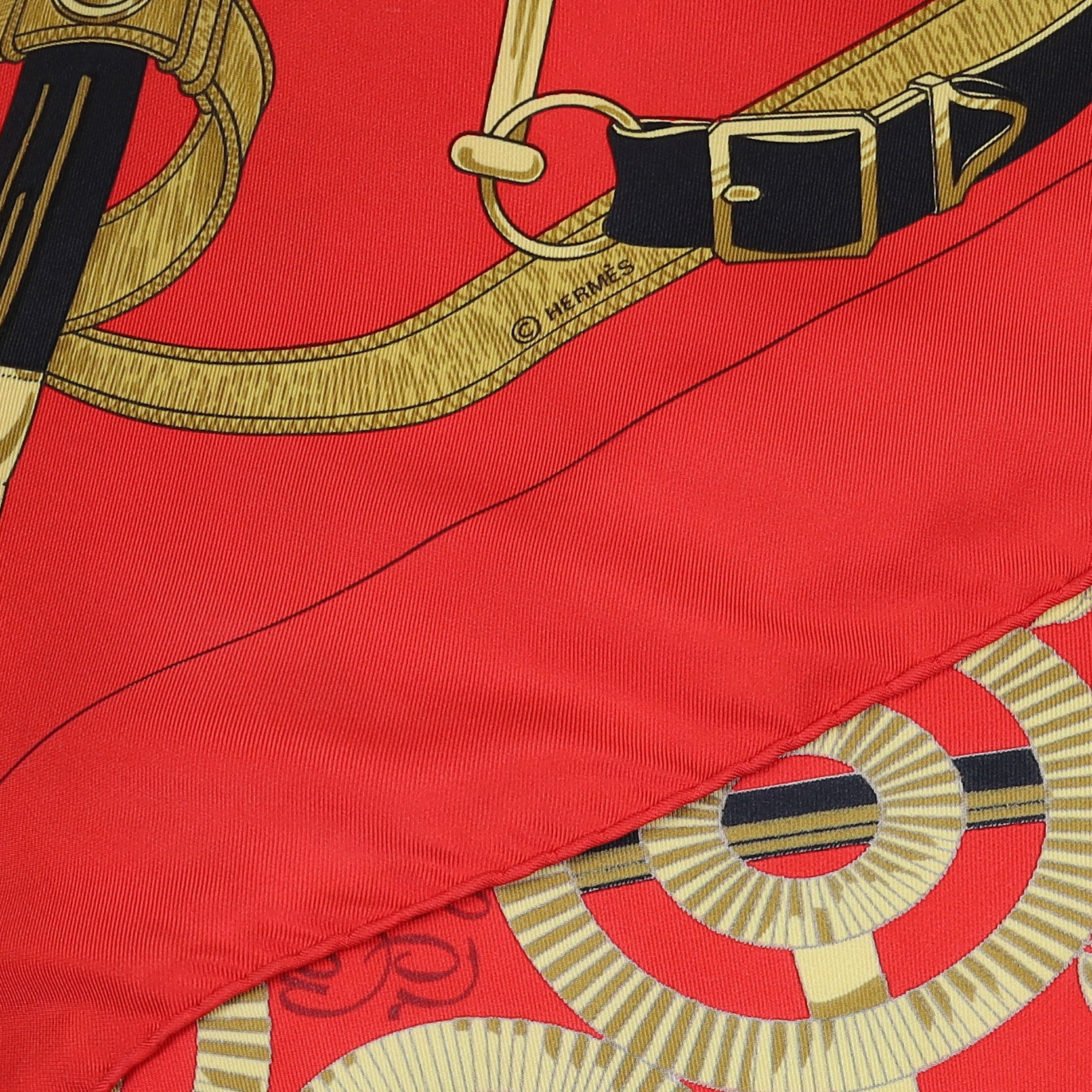 Hermès Eperon d’Or Silk Scarf