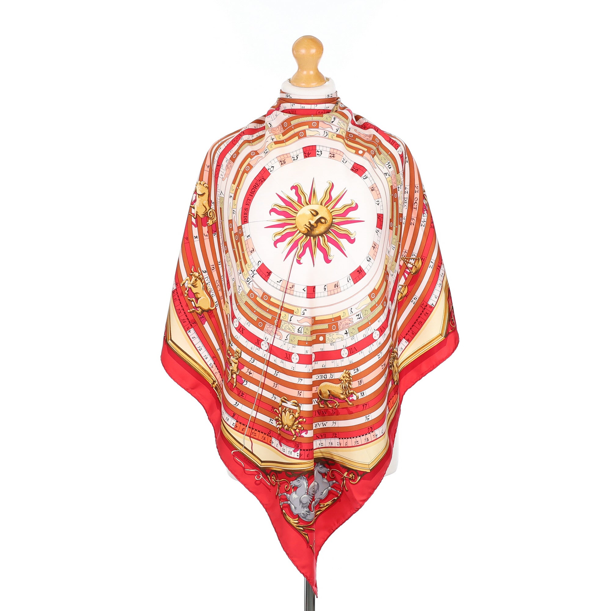 Hermès Dies et Hore Astrologie Silk Scarf