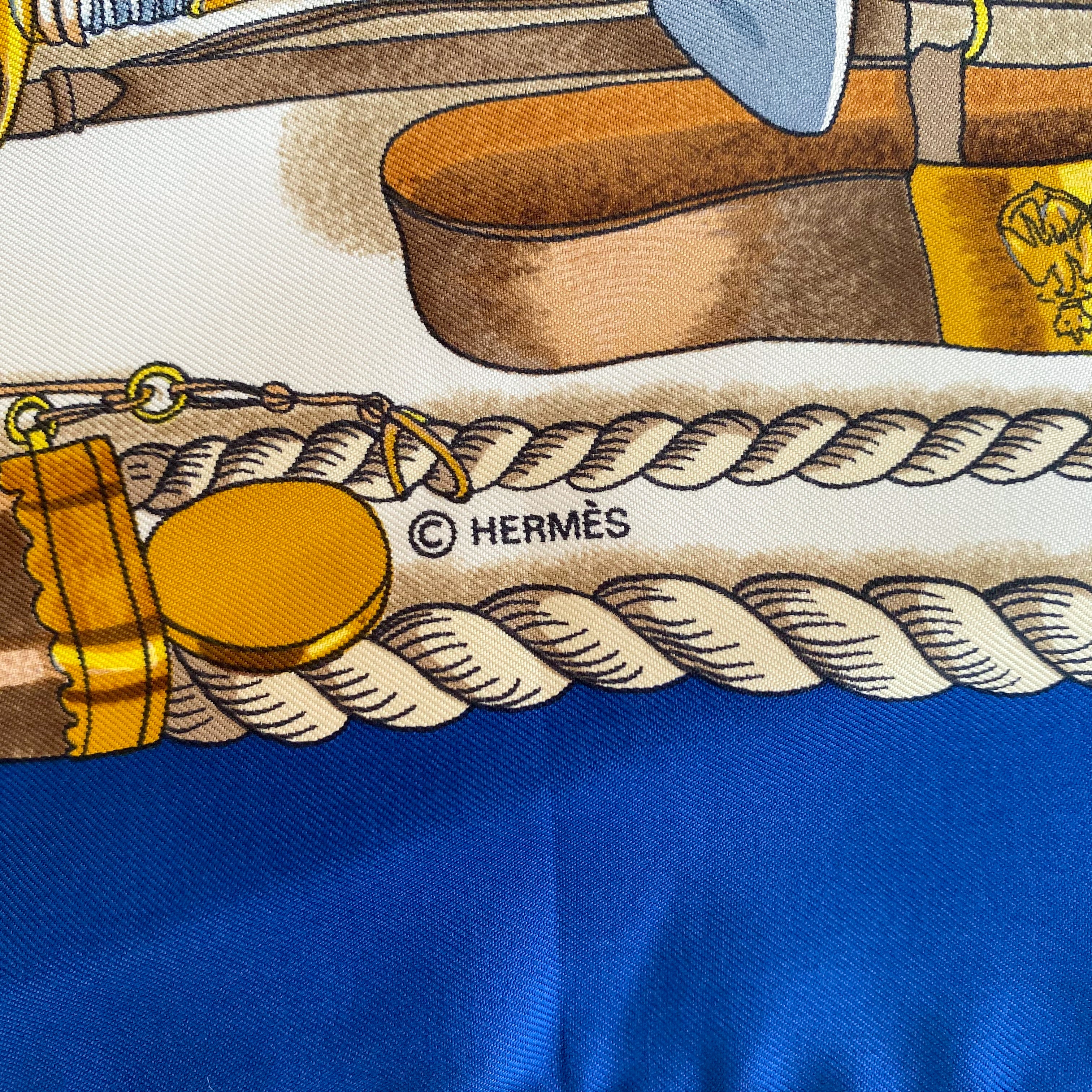 Immaculate Boxed Hermès Musée 1962 Silk Scarf