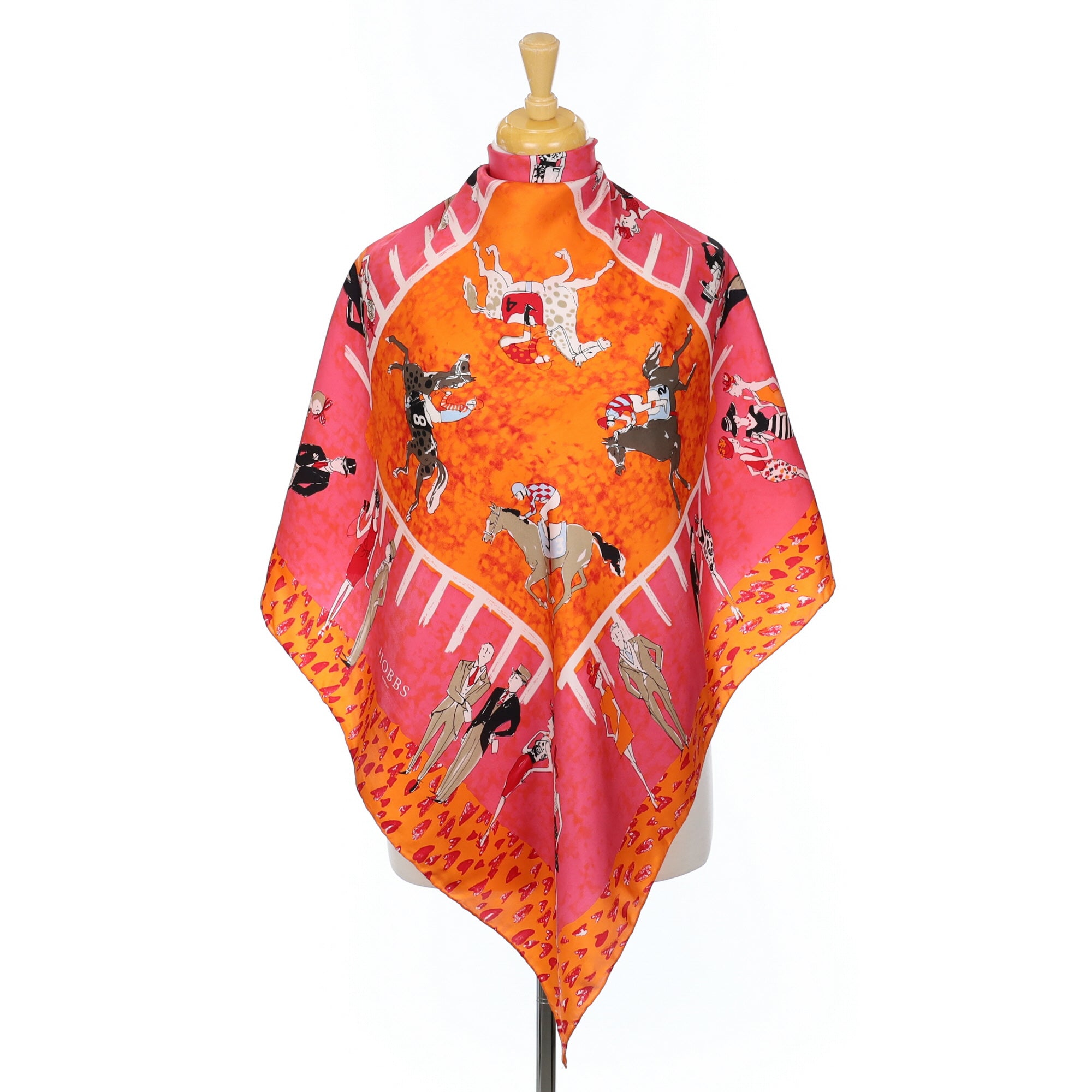 Hobbs ‘At The Races’ Silk Scarf