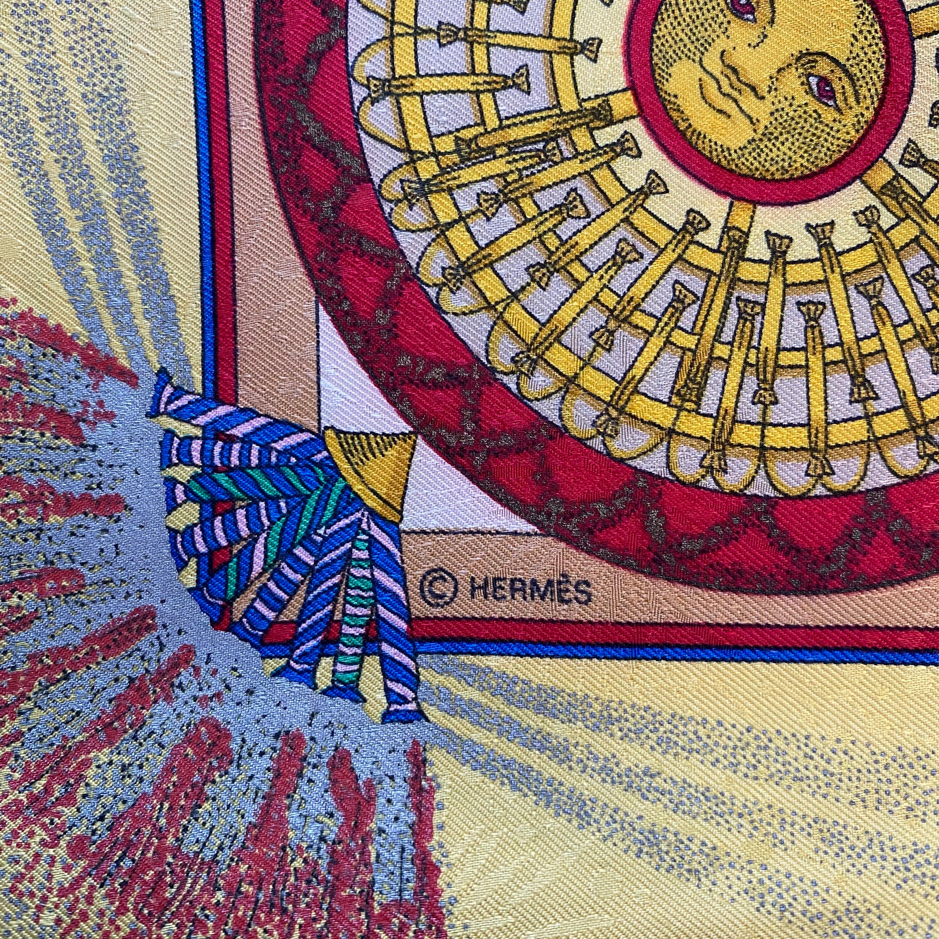 Hermès Feux D’artifice Silk Scarf