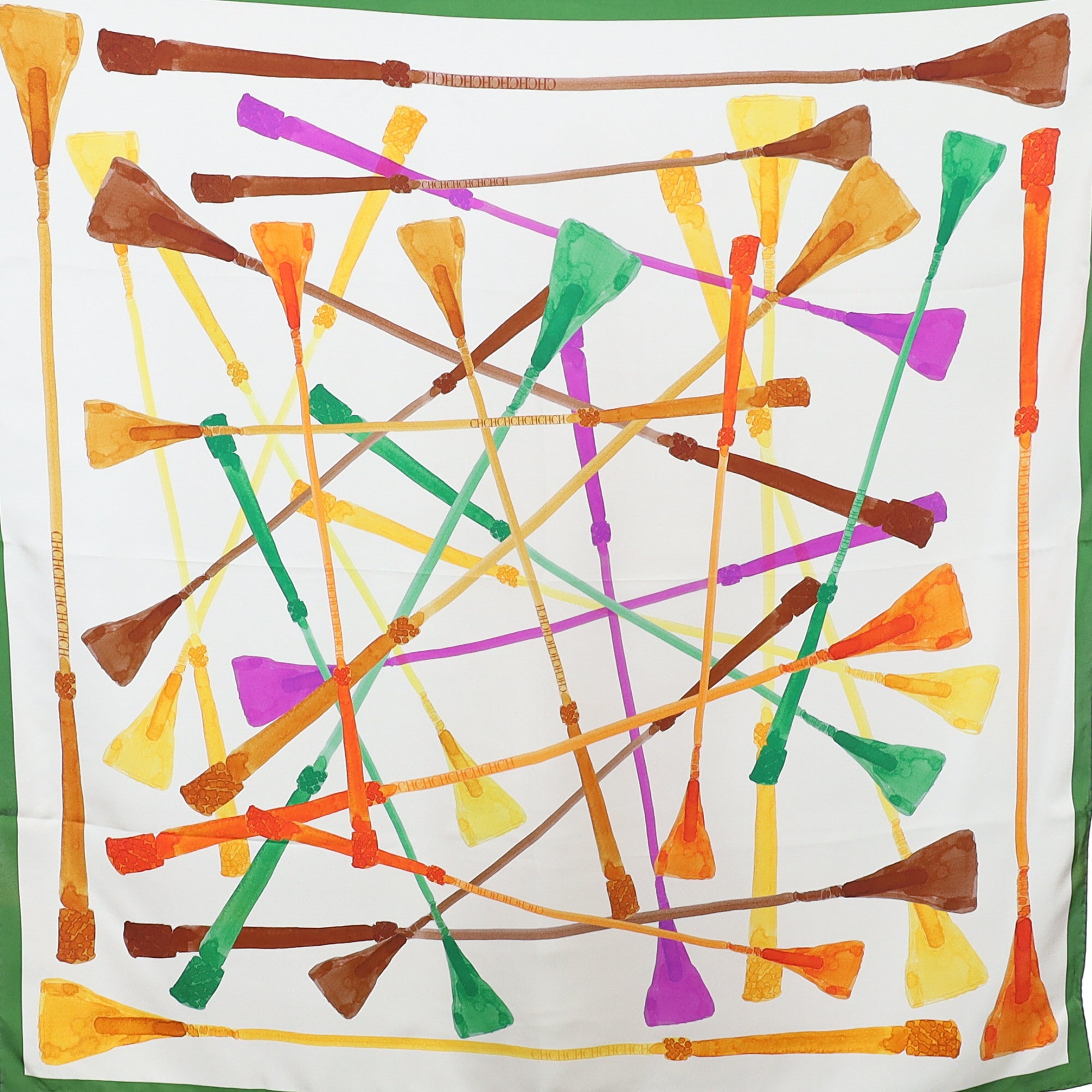 Carolina Herrera Multicoloured Silk Scarf