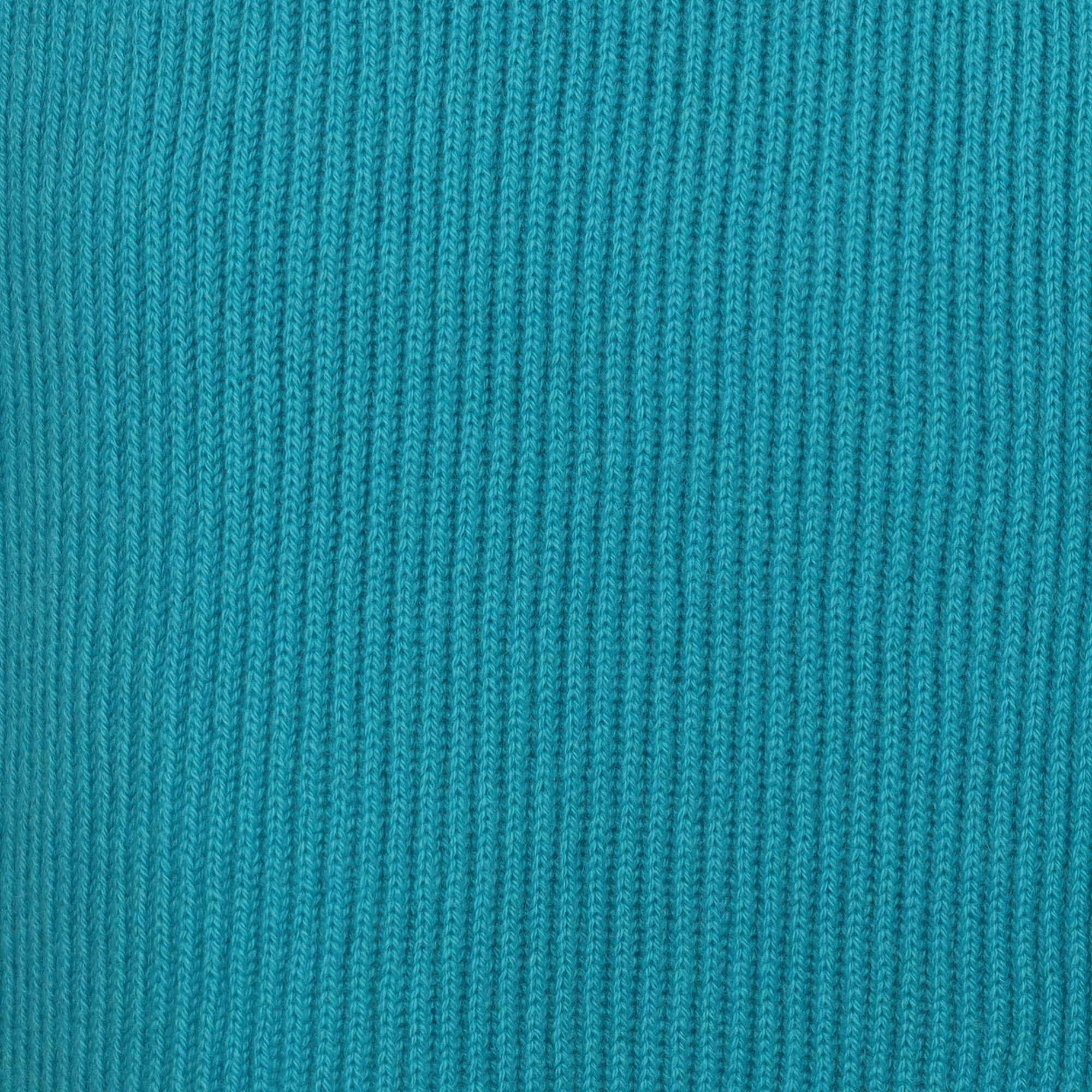 Brand New Scottish Turquoise Rib Cashmere Scarf