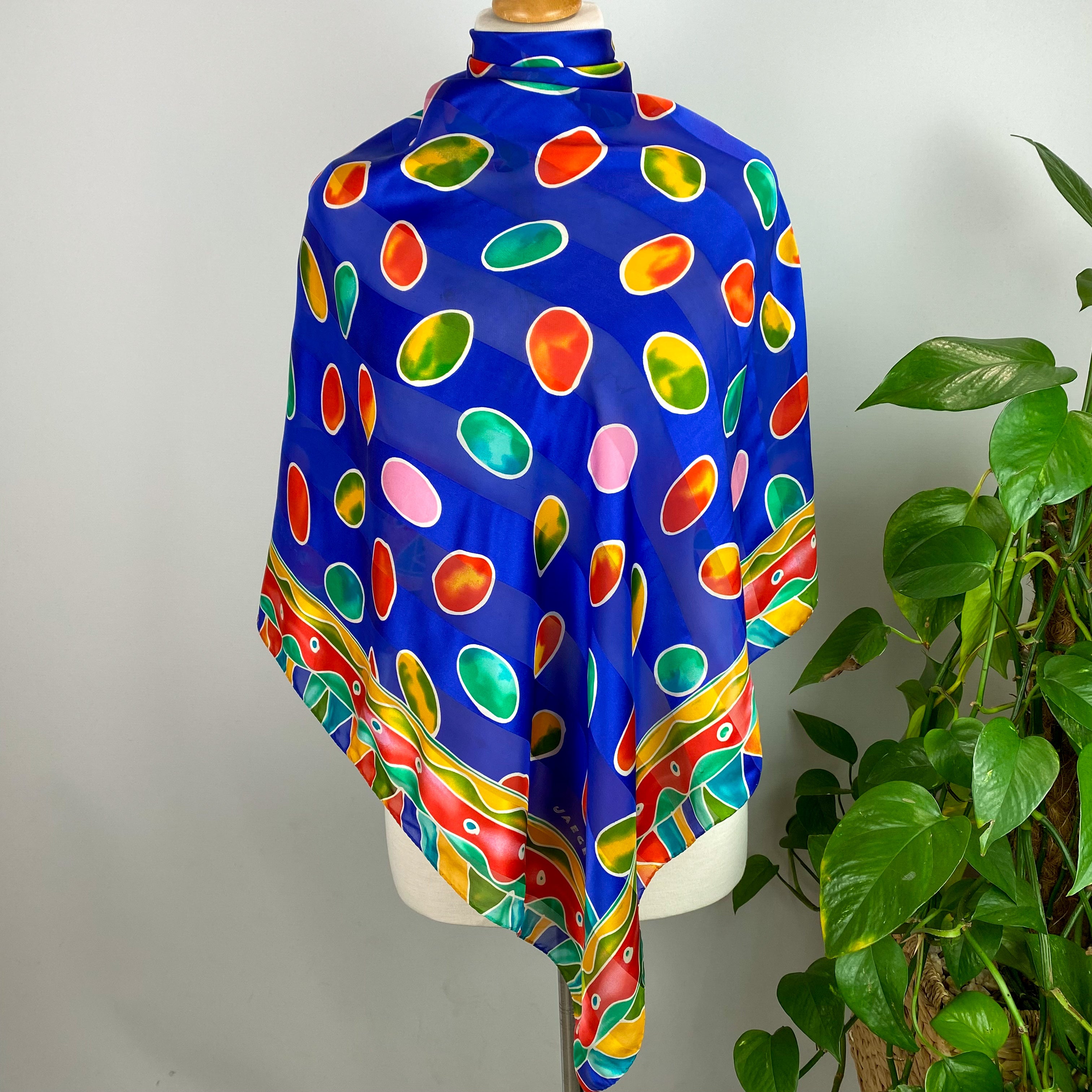 Jaeger Multicoloured Silk Scarf