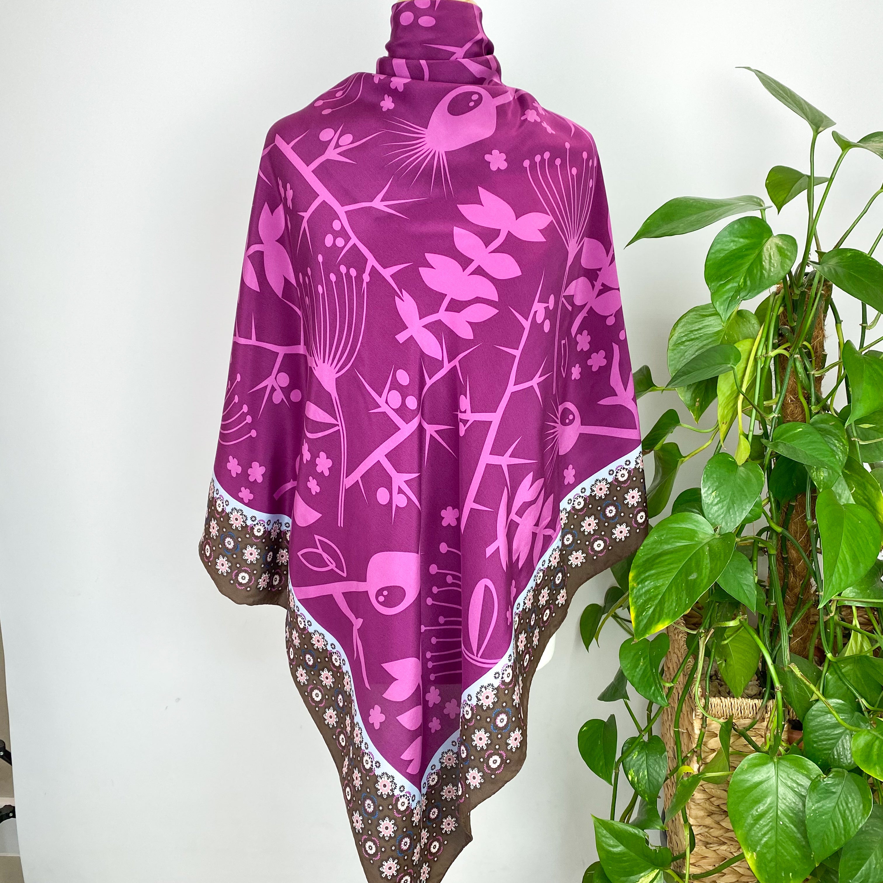 Laksen Large Designer Silk Scarf