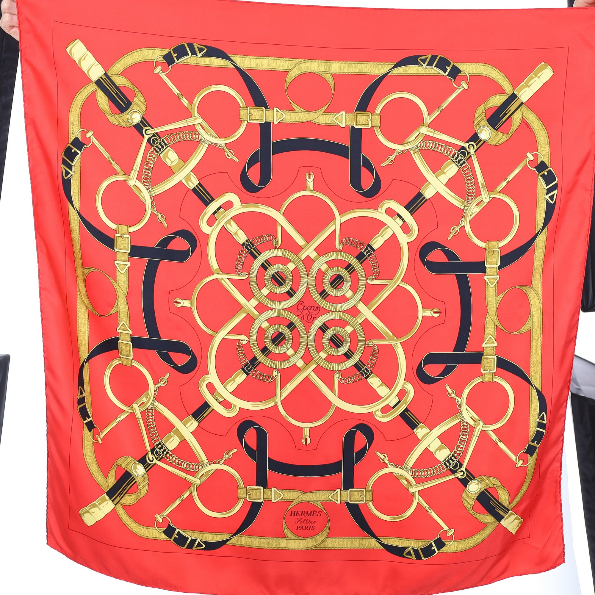 Hermès Eperon d’Or Silk Scarf