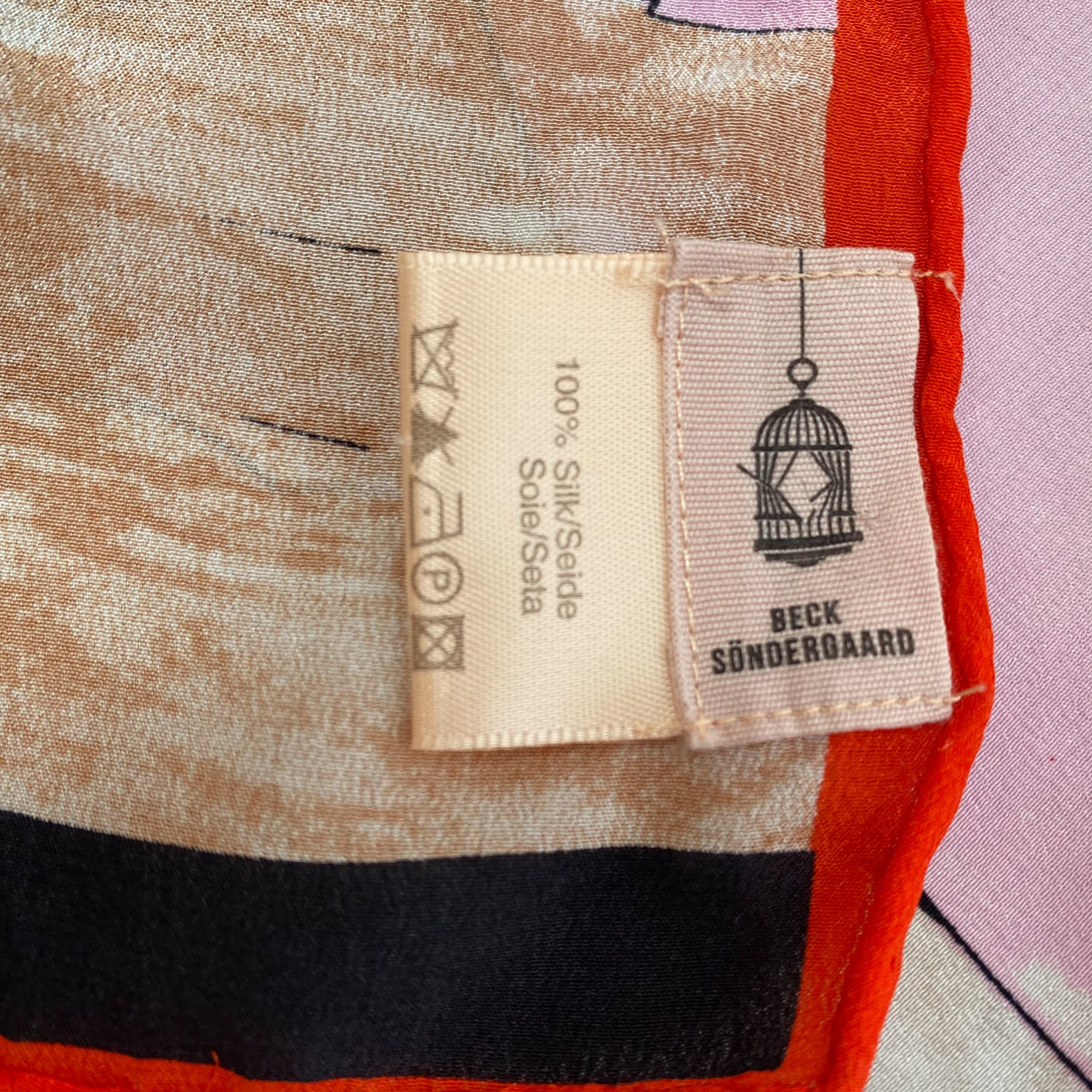 Beck Sondergaard Bird Silk Scarf