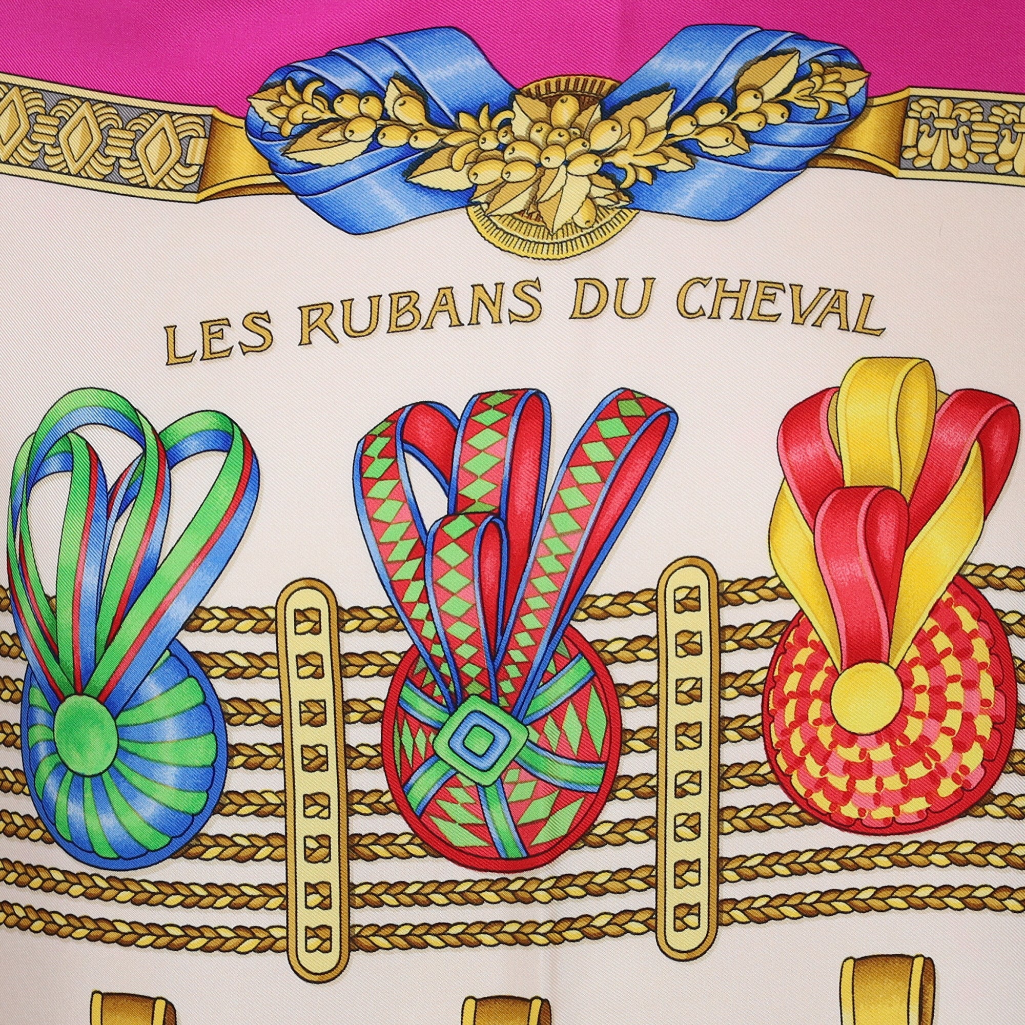 Hermès Les Rubans du Cheval Silk Scarf