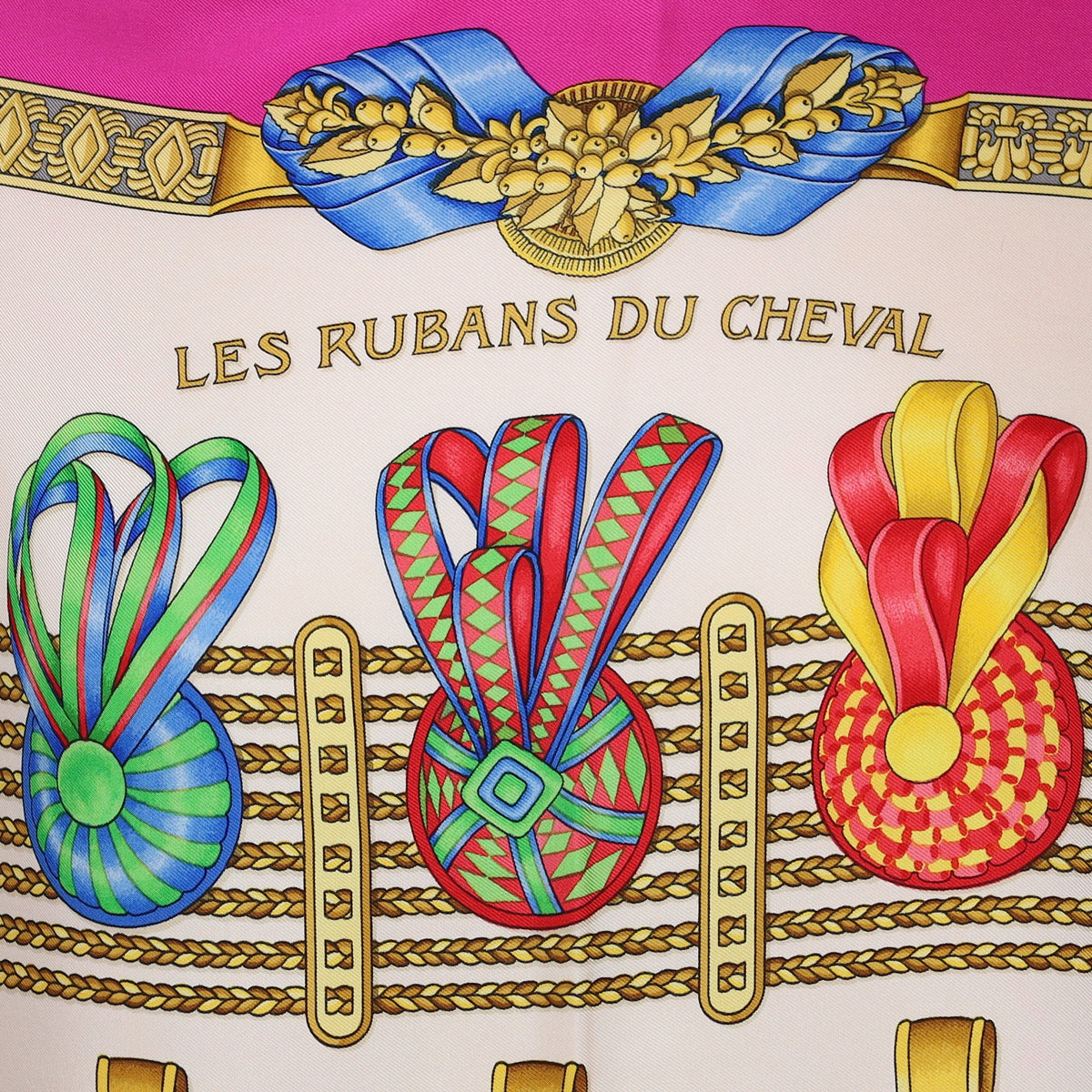 Hermès Les Rubans du Cheval Silk Scarf
