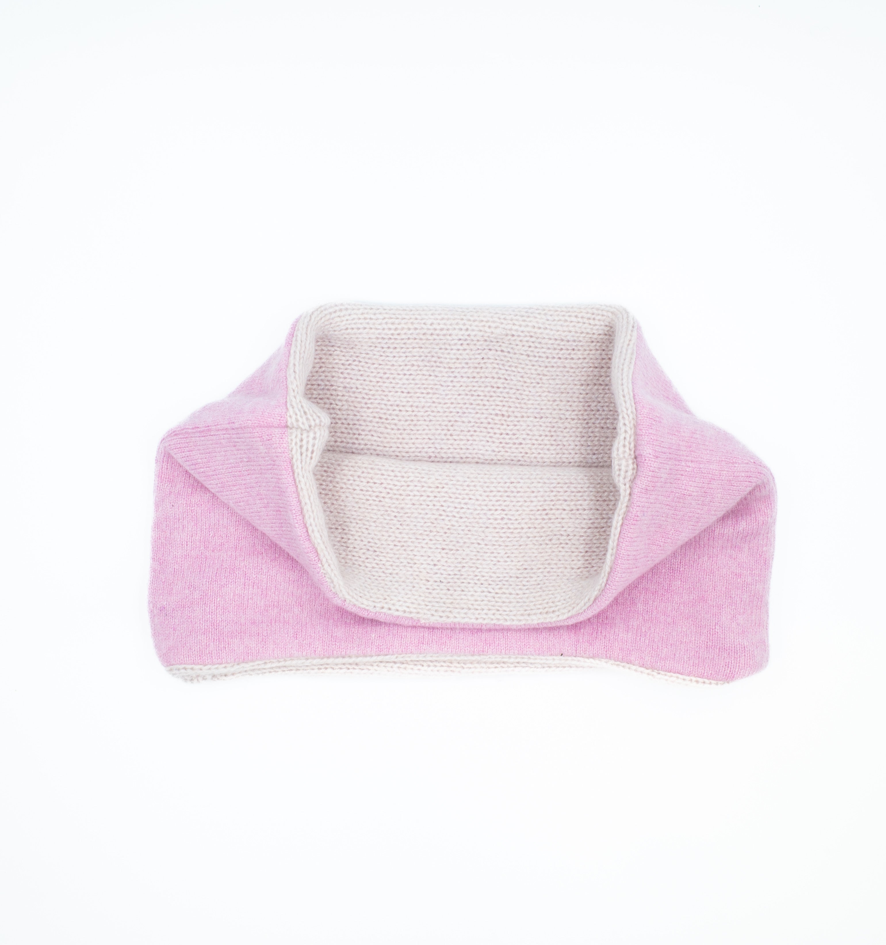 Candy and Baby Pink Chunky Neck Warmer