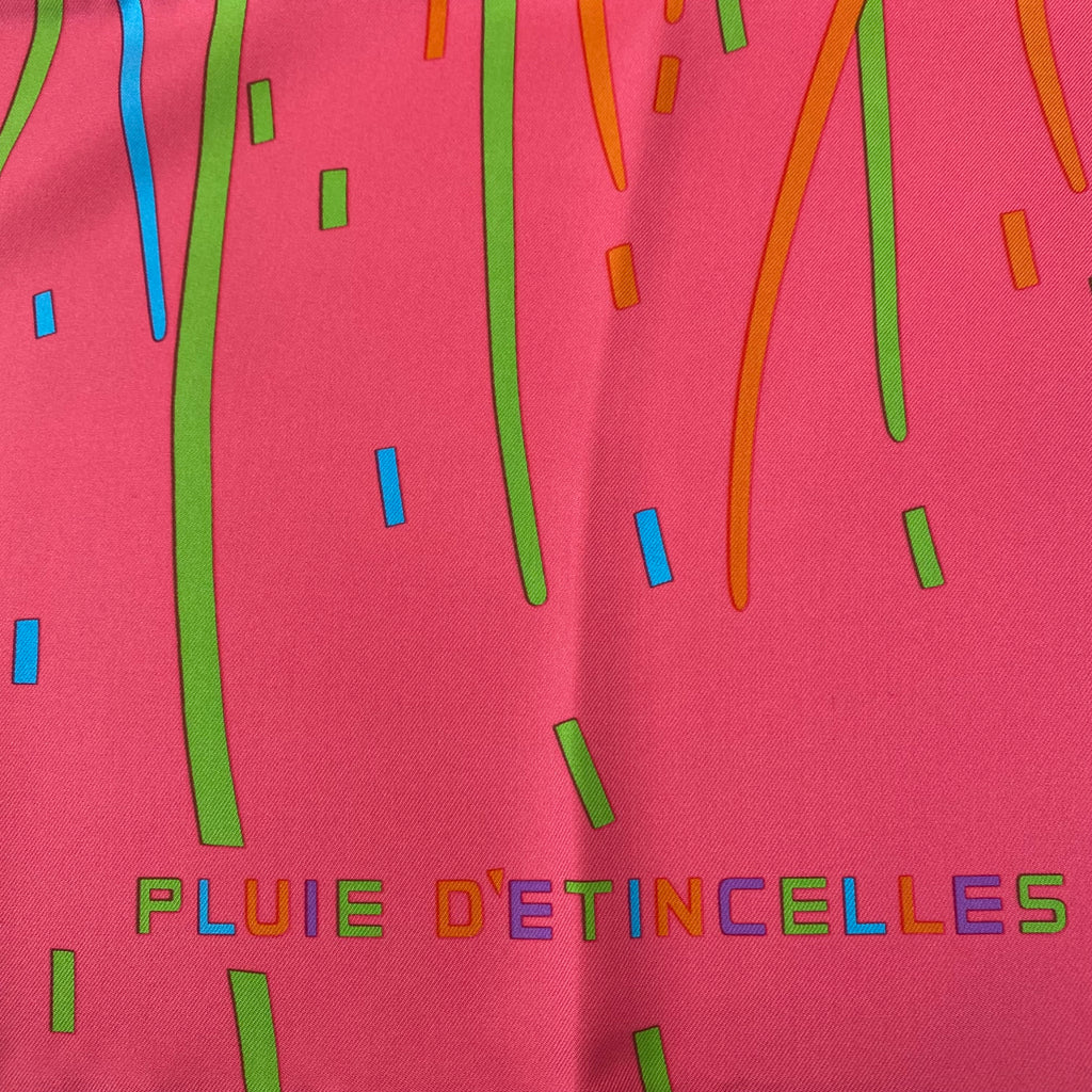 Brand New Boxed Hermès Pluie D’Etincelles Silk Scarf Quite Rare