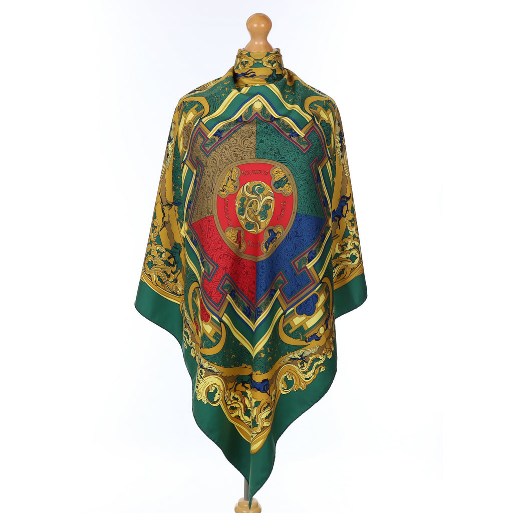 Hermès Animaux Solaires Silk Scarf