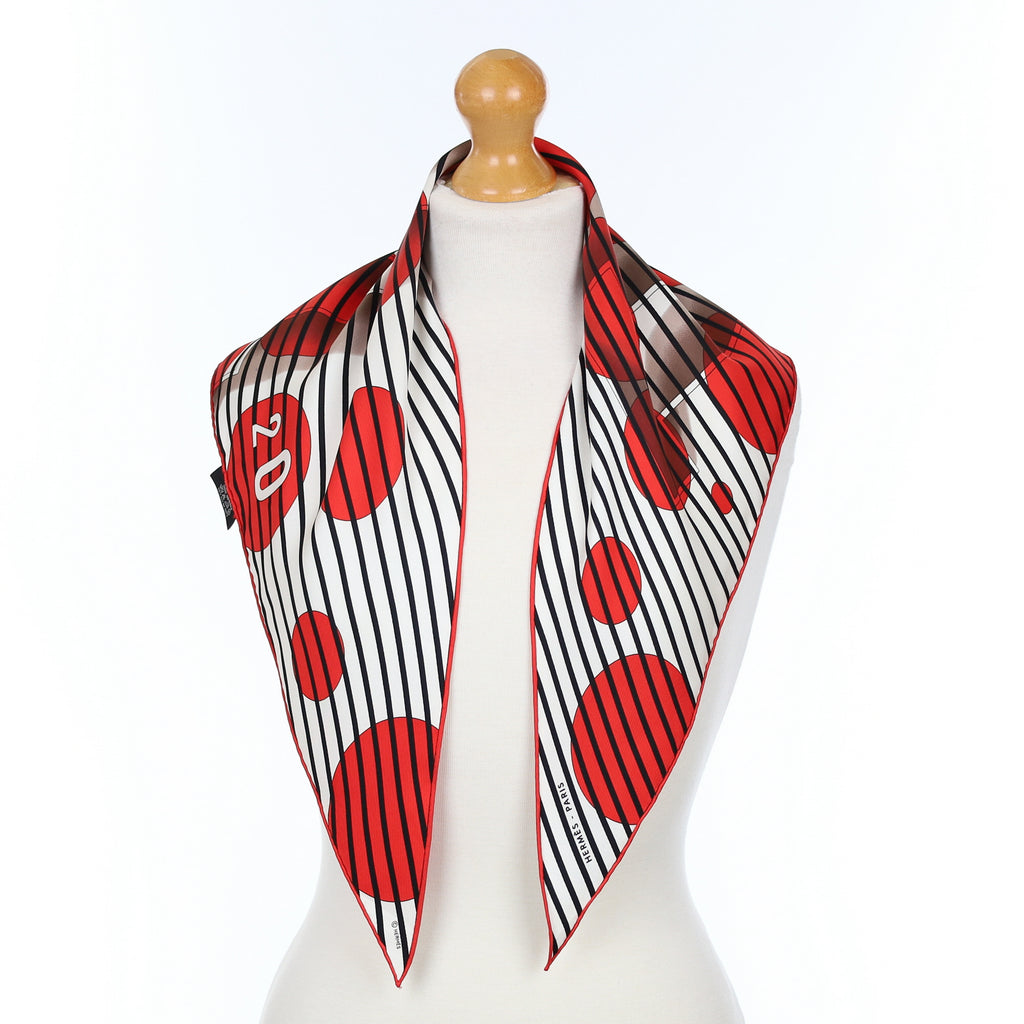 Hermès H20 Lozenge Silk Scarf Rare