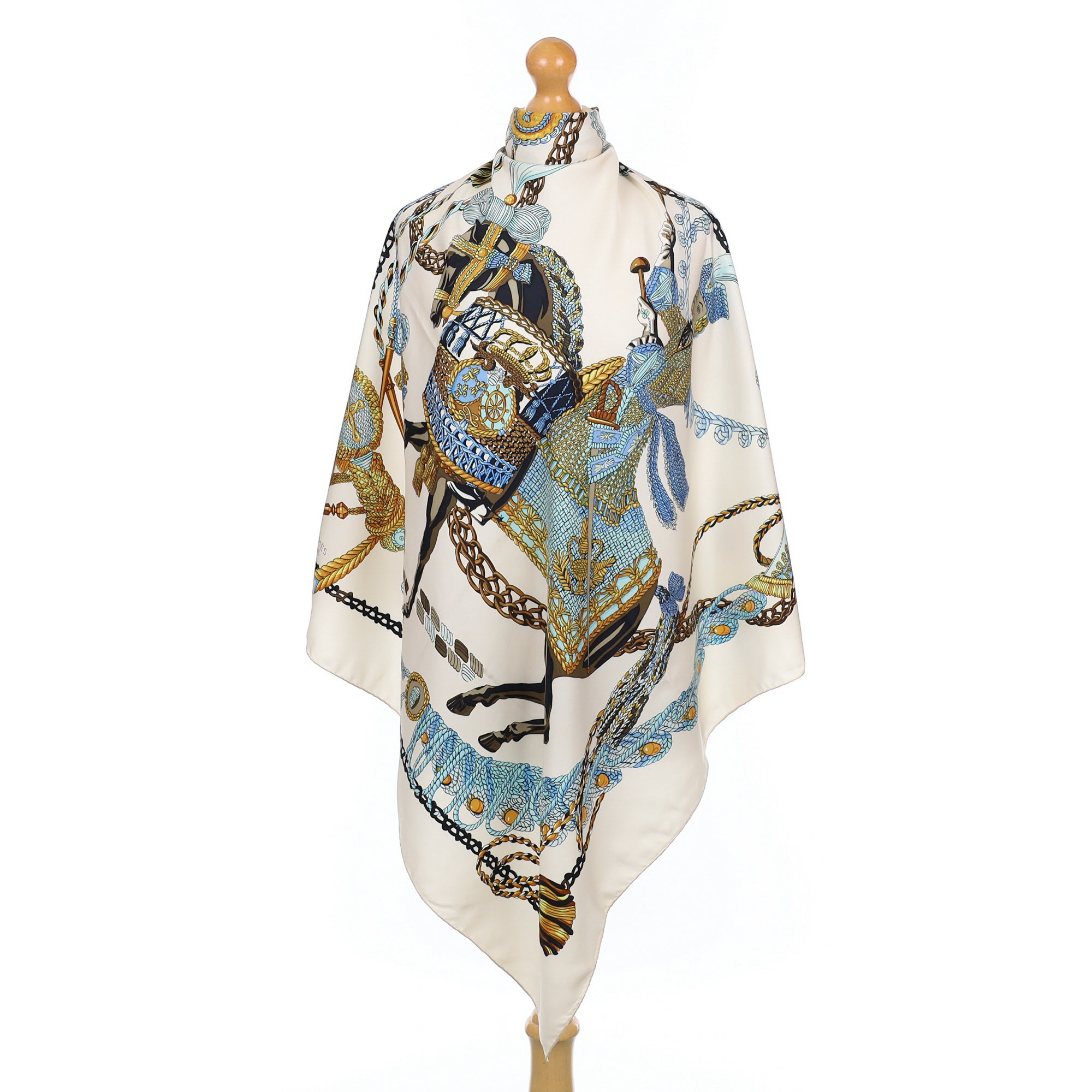 Hermès Le Timbalier Silk Scarf Quite Rare