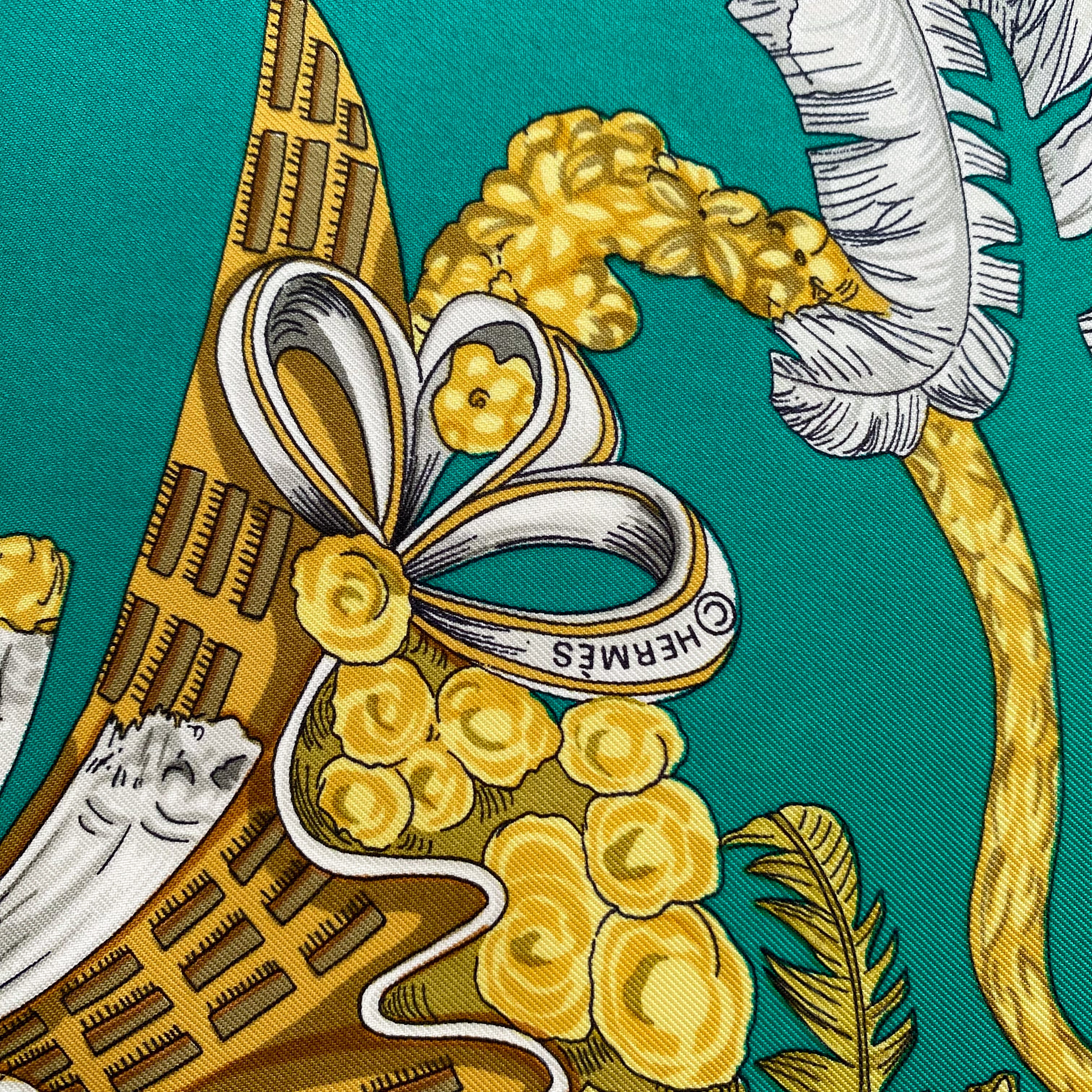 Hermès Chapeau! Designer Silk Scarf