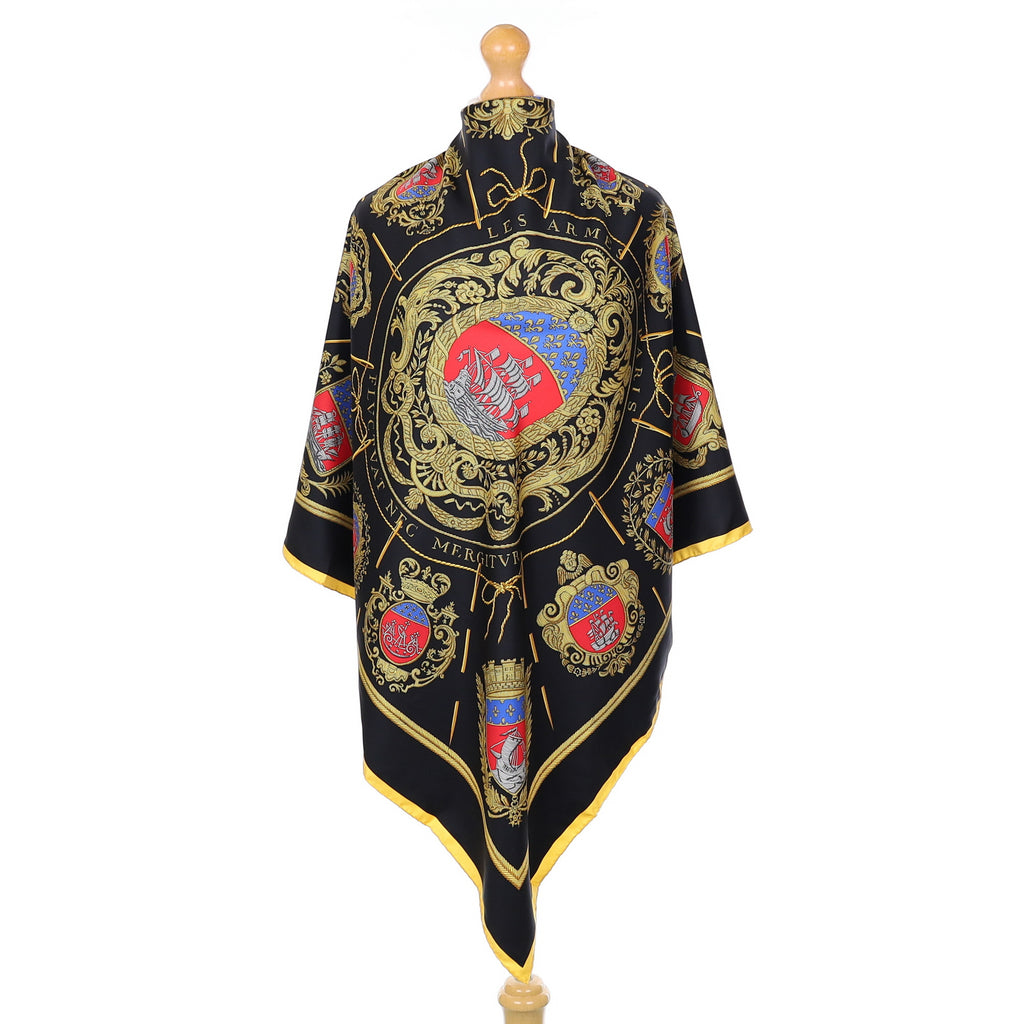 Hermès Les Arms de Paris Silk Scarf